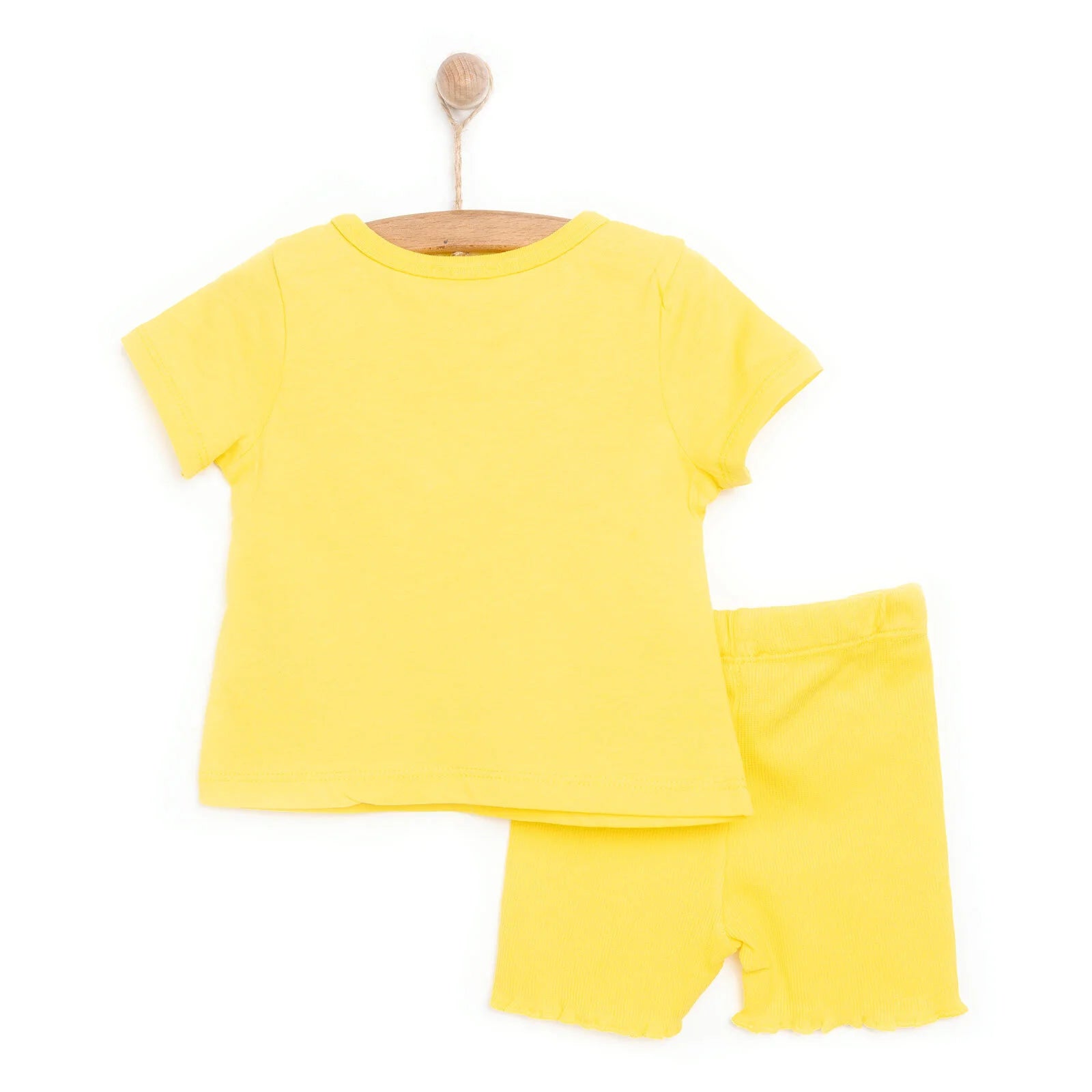 HelloBaby Motto Girl Girl Tshirt - Legging - Yellow - ebebek - Black Friday