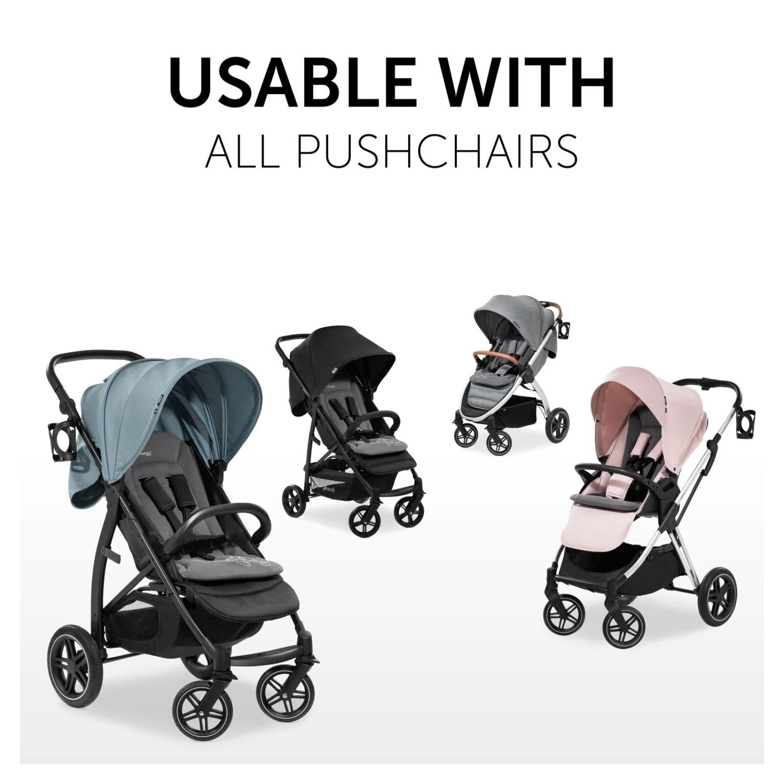 Hauck Disney Pushchair Seat Liner - Mickey Mouse Black - ebebek - Black Friday