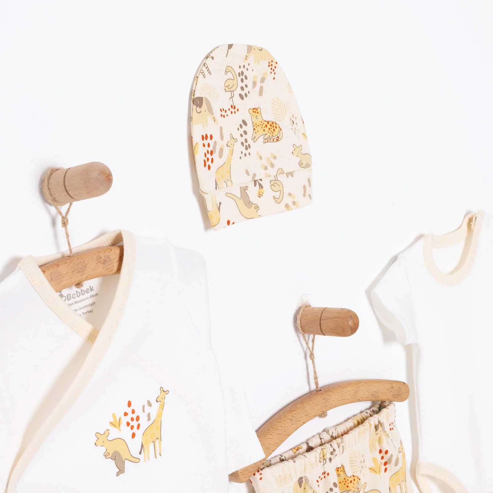 Bebbek Baby Girl 5 Pcs Newborn Starter Set - Ecru - ebebek - Black Friday