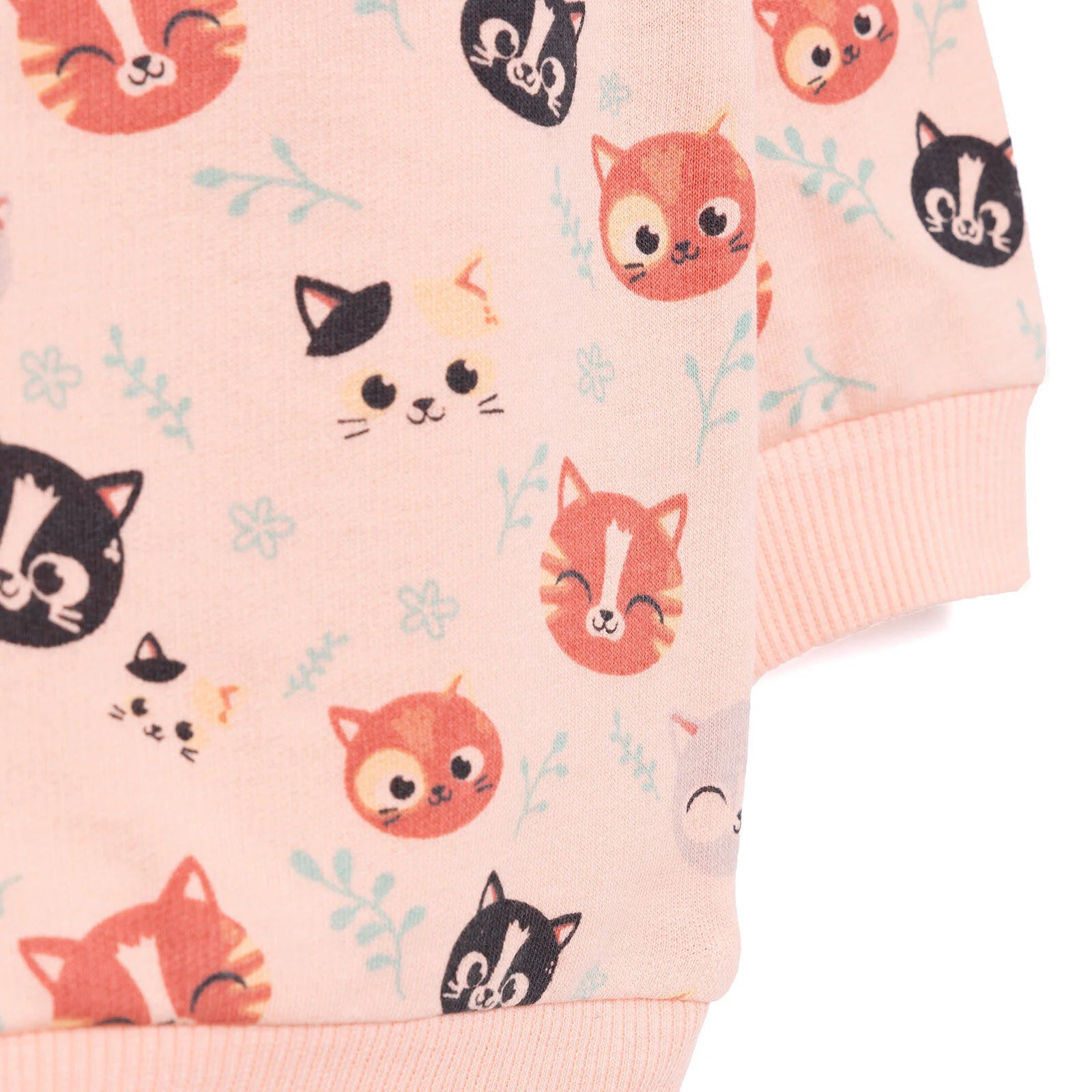 HelloBaby Basic Cat Sweatshirt - Printed - ebebek - Black Friday