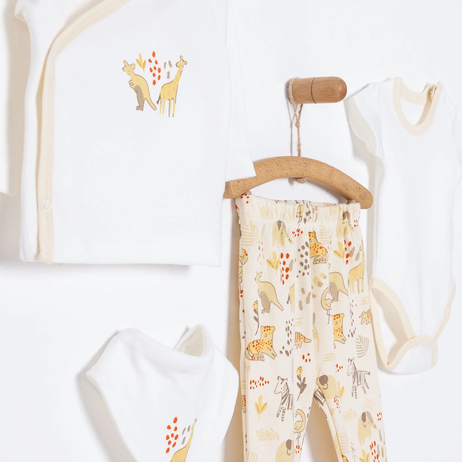 Bebbek Baby Girl 5 Pcs Newborn Starter Set - Ecru - ebebek - Black Friday