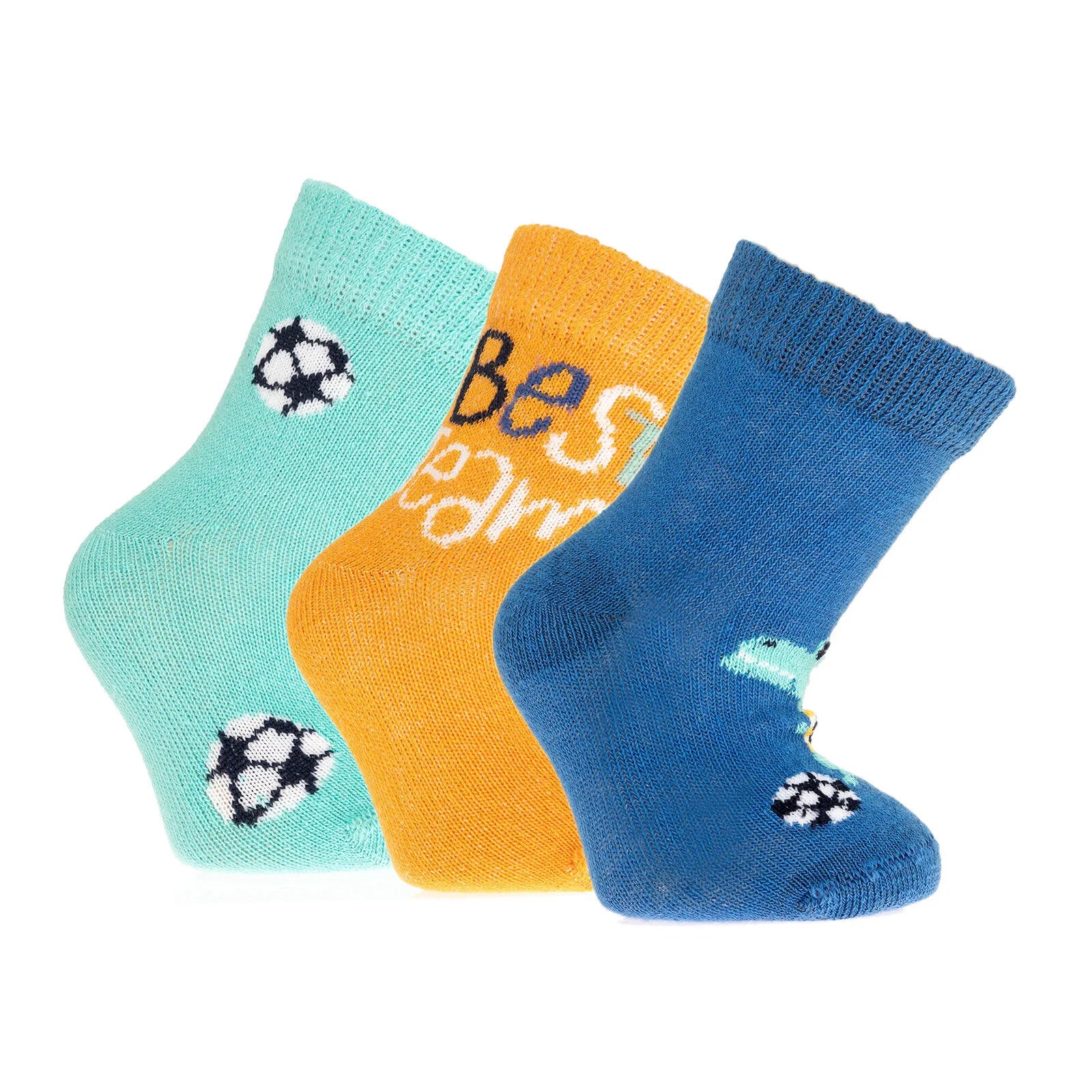 Step Non - Slip Socks 3 Pcs - Turquois - ebebek - Black Friday