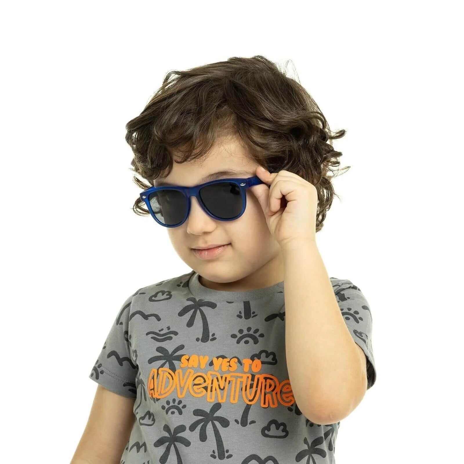 HelloBaby Transparent Square Sunglasses - Blue - ebebek - Black Friday