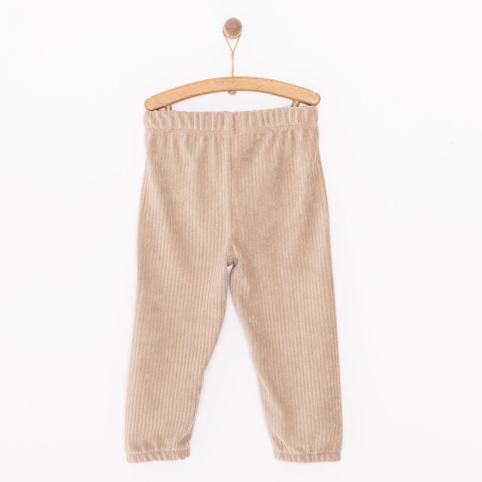 HelloBaby Basic Boy Velvet Joggers - Beige - ebebek - Black Friday