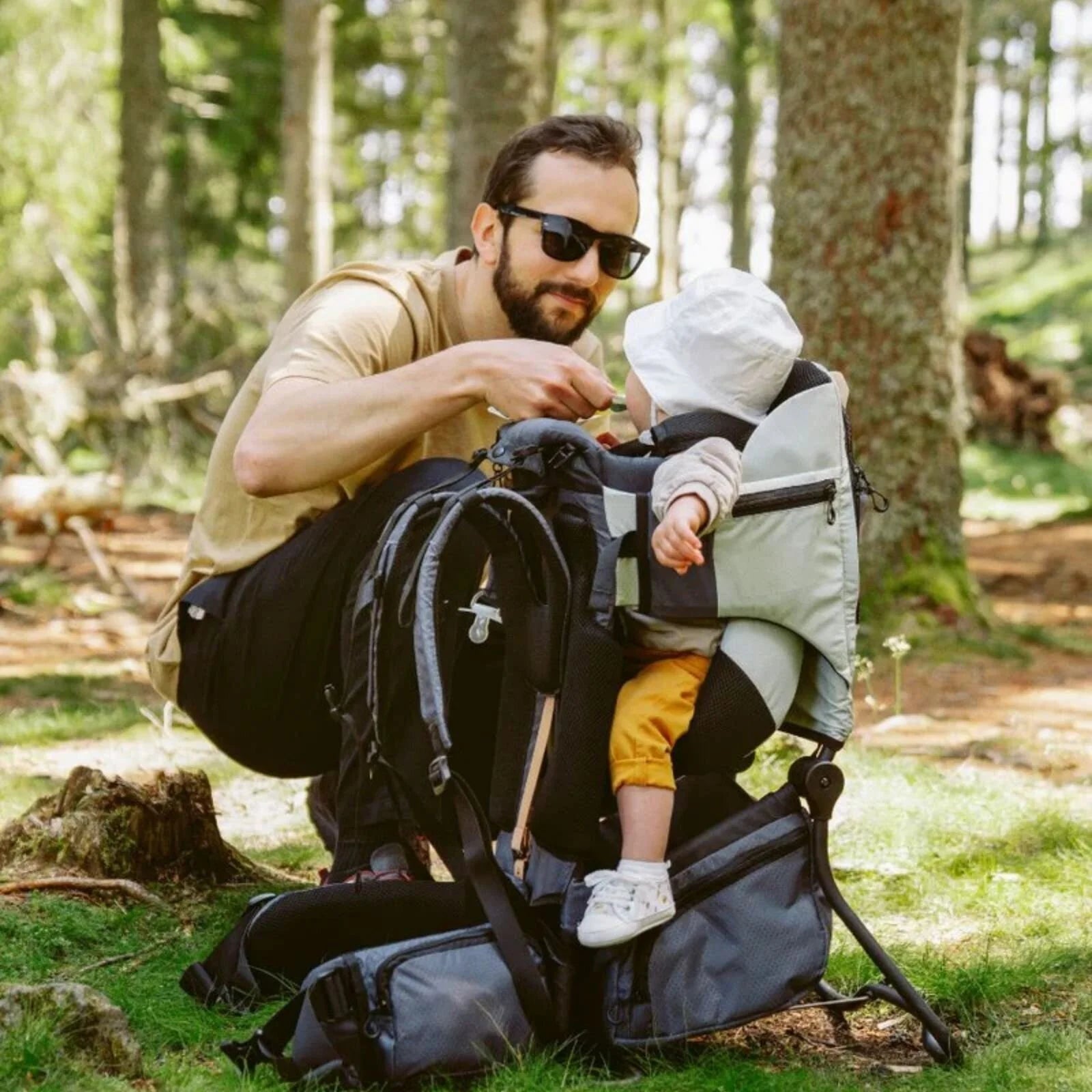 Babymoov Moov & Hike Baby Carrier - Sage Green - ebebek - Black Friday