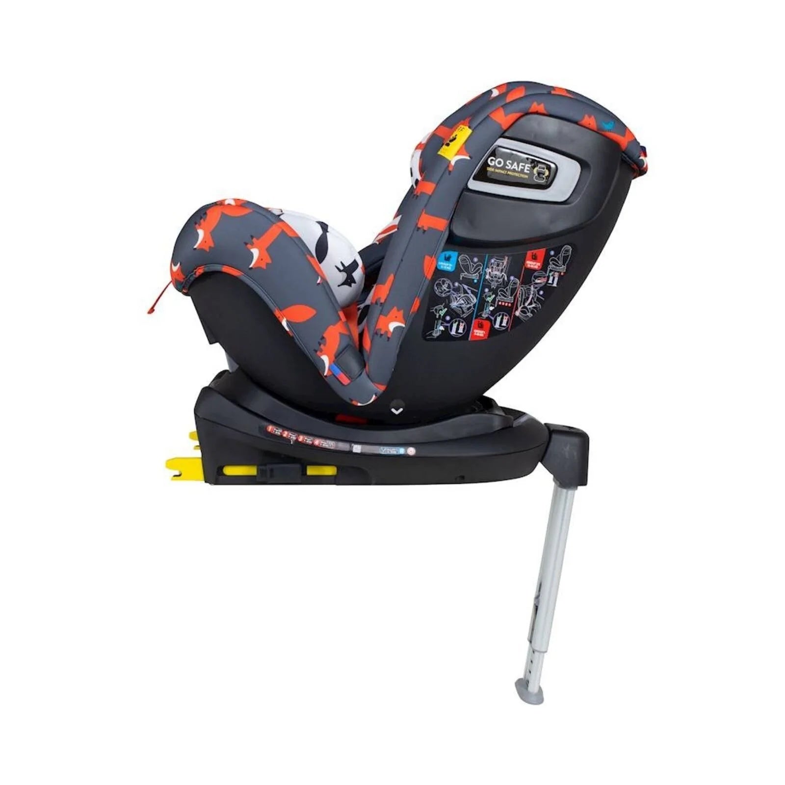 Cosatto All in All 360 Rotate i - Size Car Seat - Charcoal Mister Fox - ebebek - Black Friday