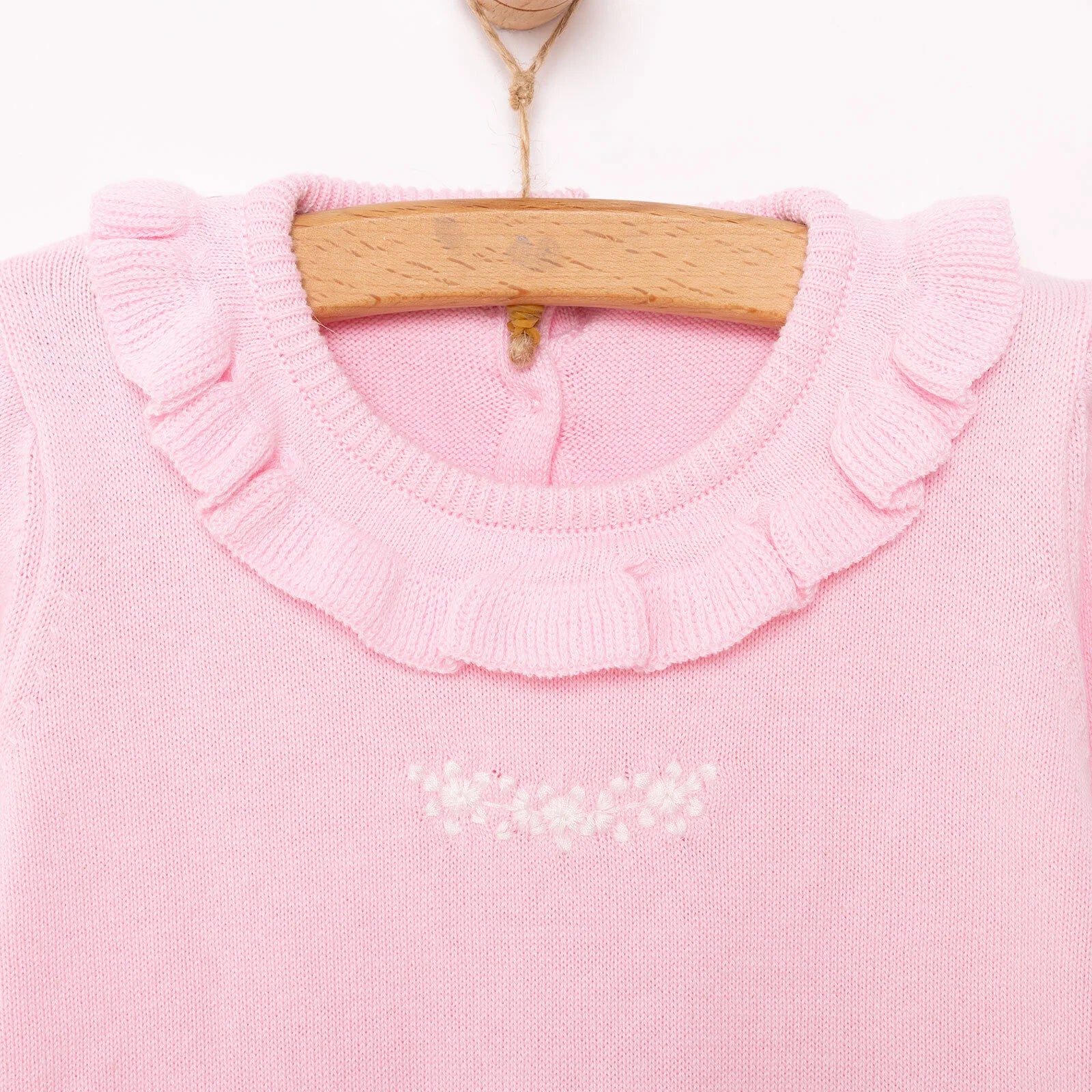 HelloBaby Newborn Girl Knit Jumpsuit - Pink - ebebek - Black Friday