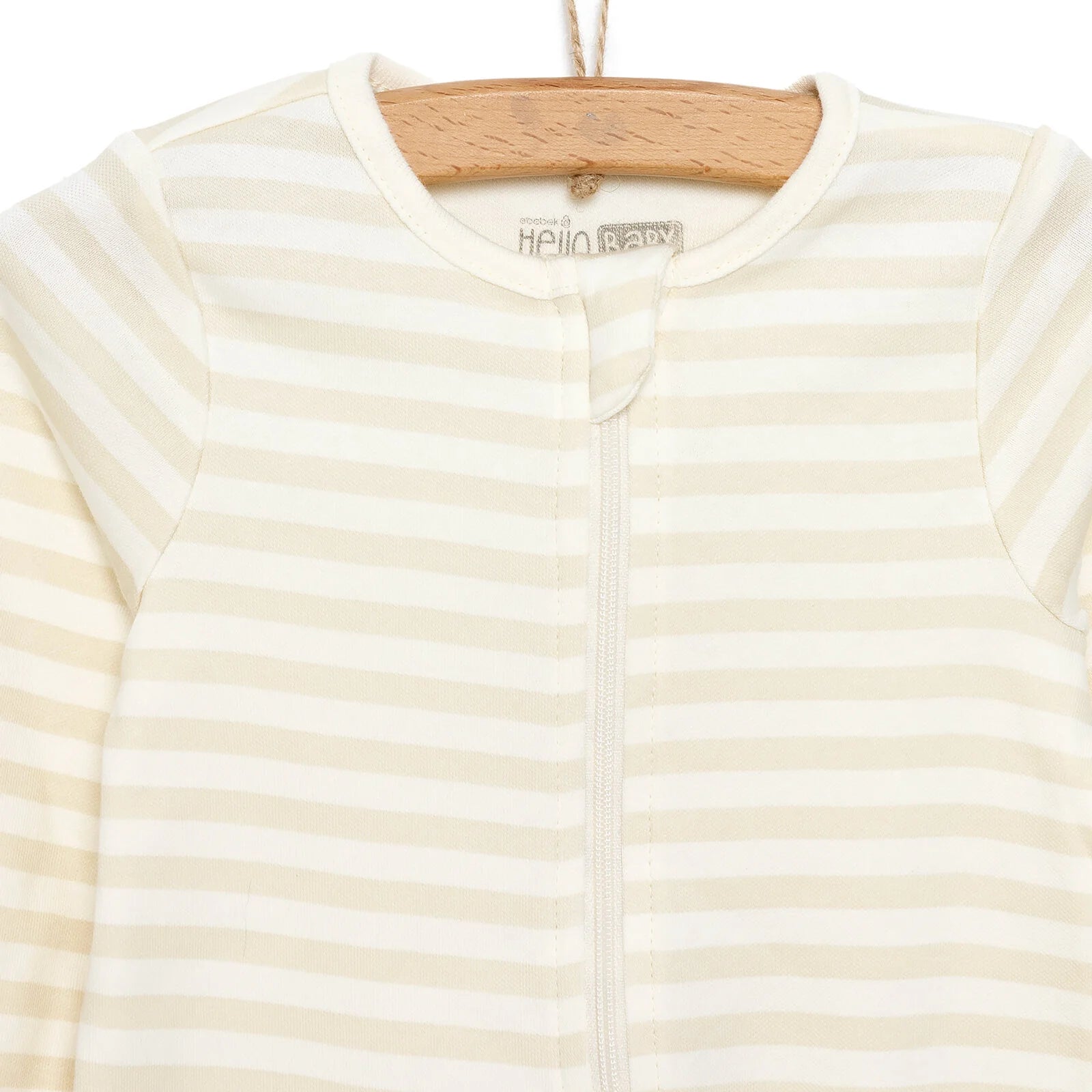 HelloBaby Newborn Footed Jumpsut - Beige - ebebek - Black Friday