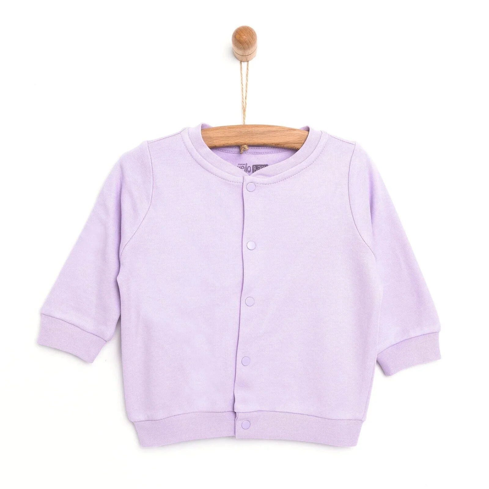 HelloBaby Basic Ribbed Cardigan - Purple - ebebek - Black Friday