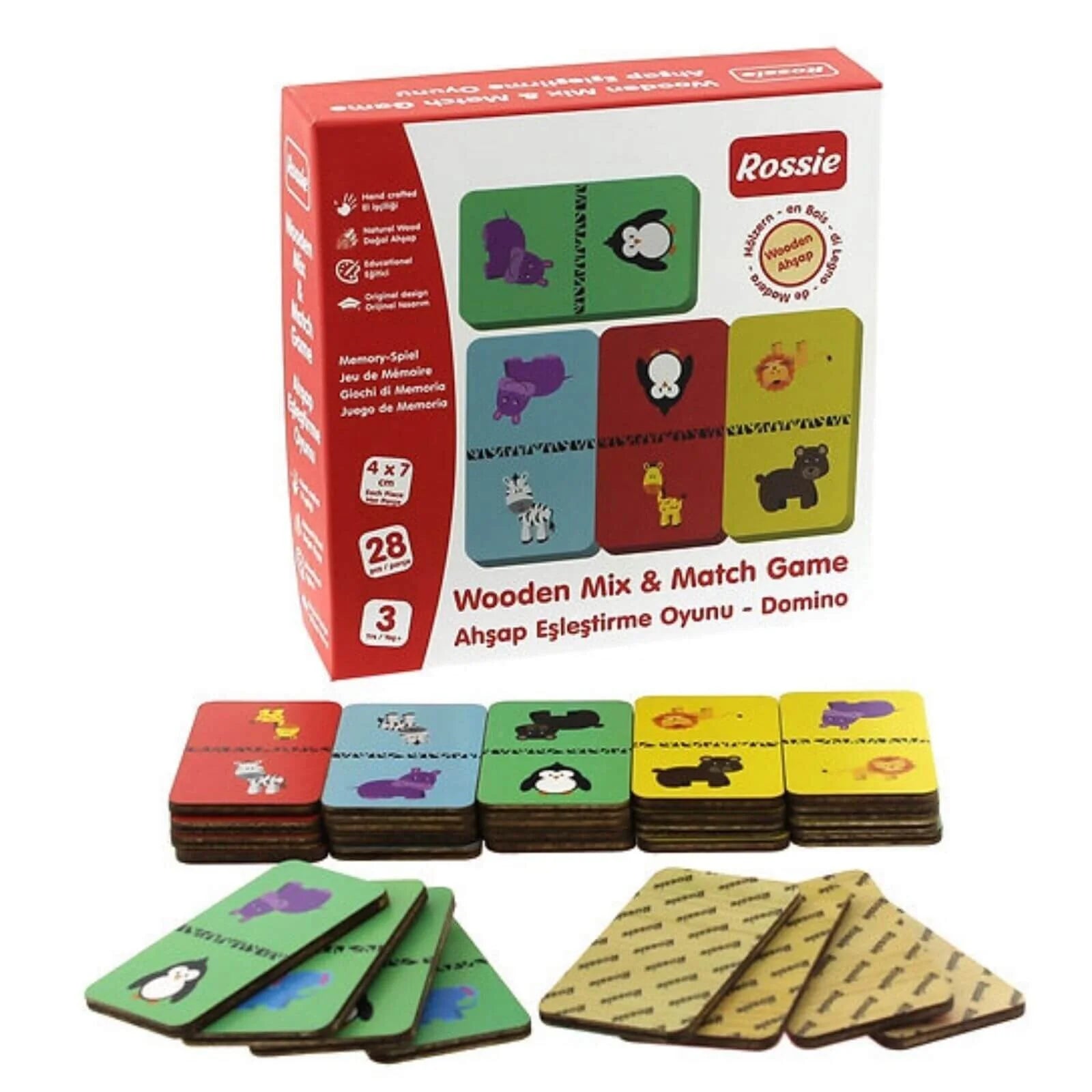 Rossie Wood Matching Game - Domino - ebebek - Black Friday