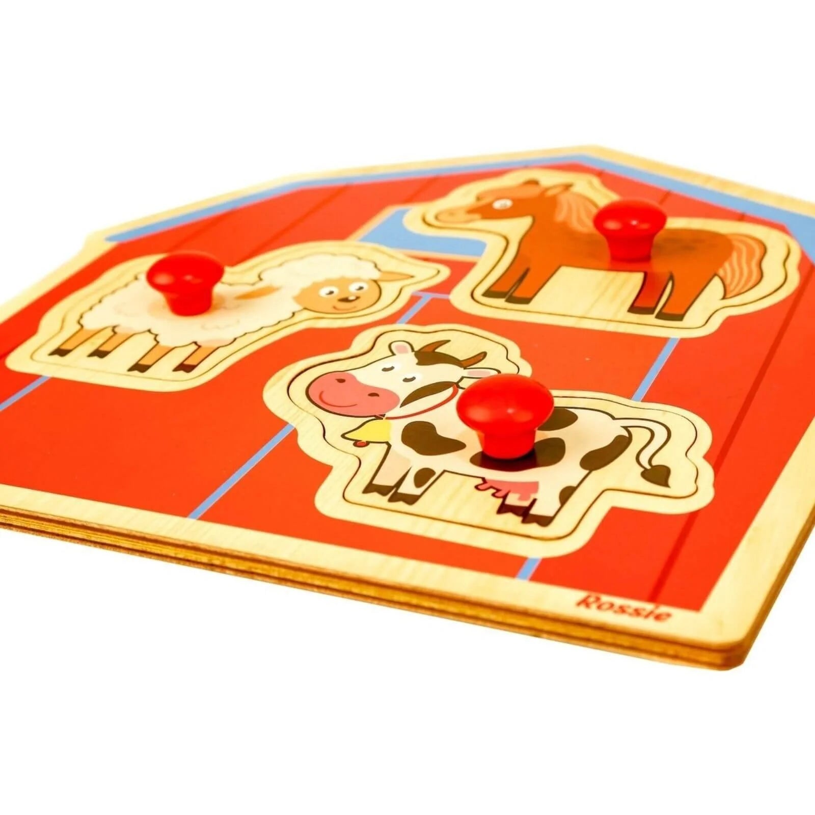 Rossie Wood First Puzzle - The Farm - ebebek - Black Friday