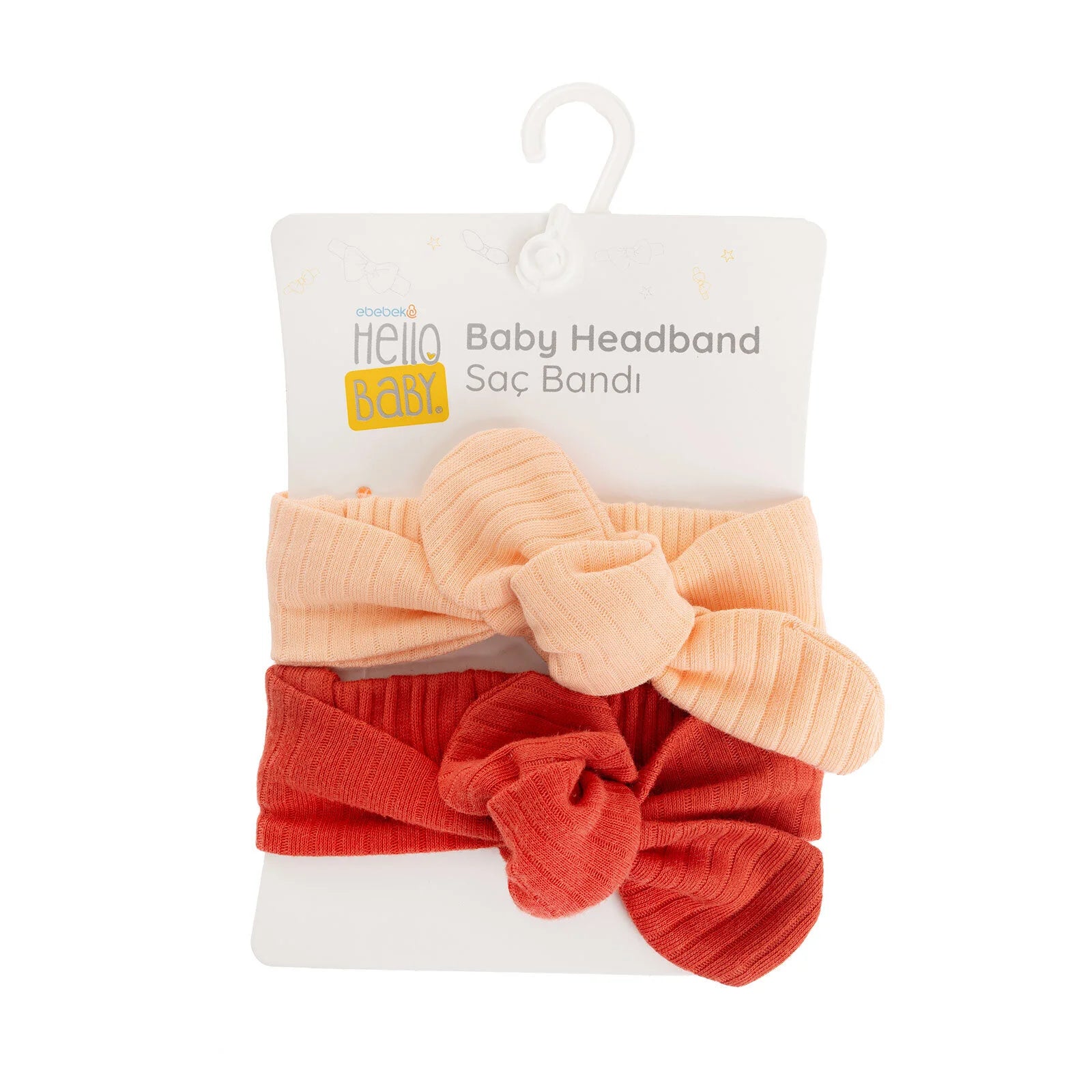 HelloBaby Baby Girl 2 Pcs Hair Bands - Red - ebebek - Black Friday