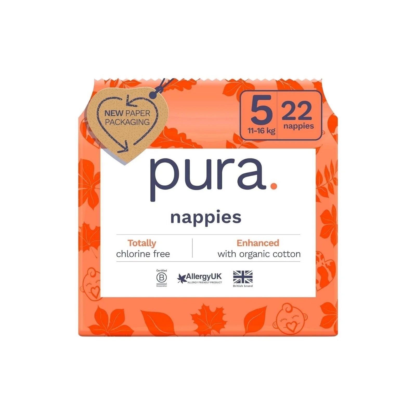 Pura Eco Nappy Size 5 - 22 nappies - ebebek - Black Friday