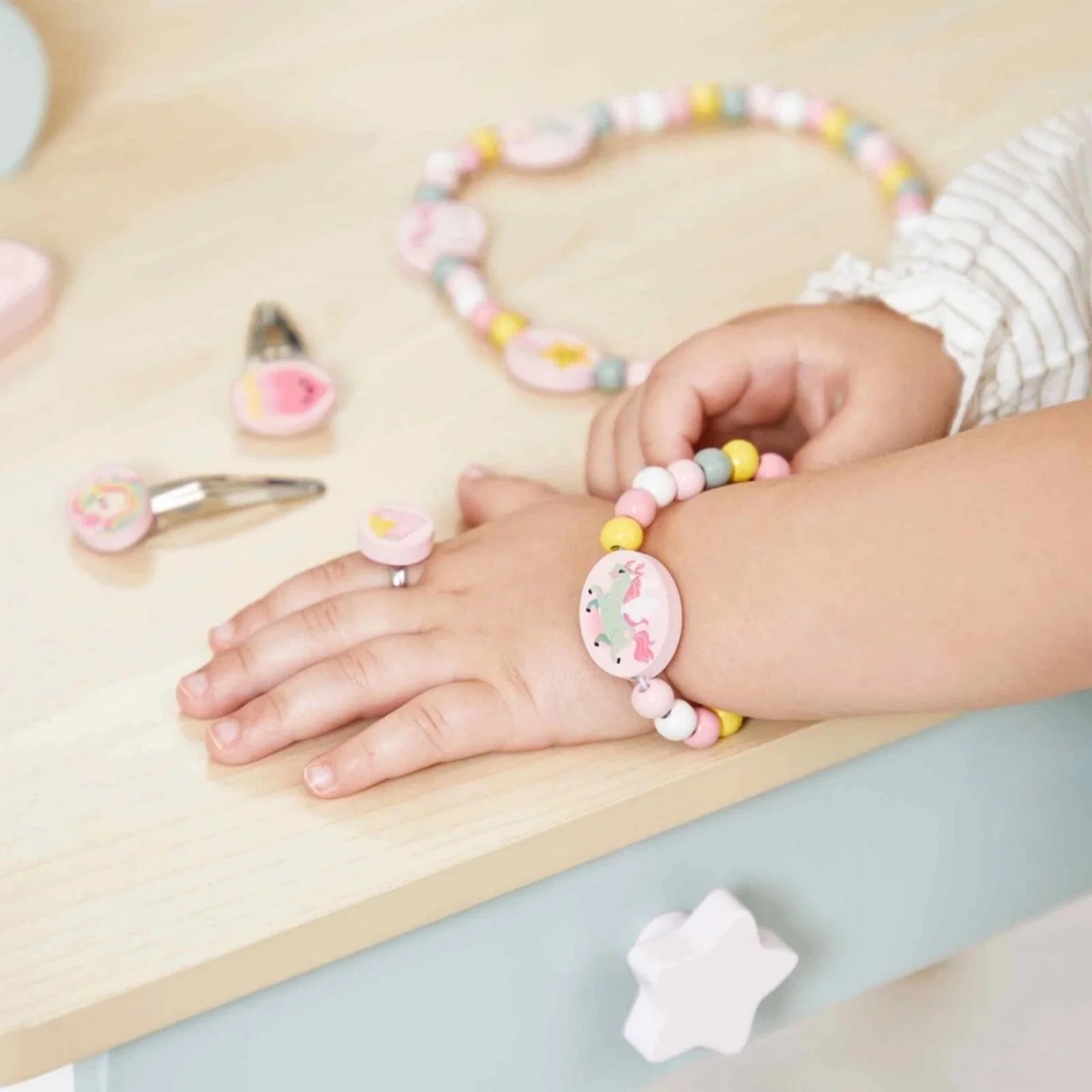 Janod Wooden Dressing Table - Unicorn - ebebek - Black Friday