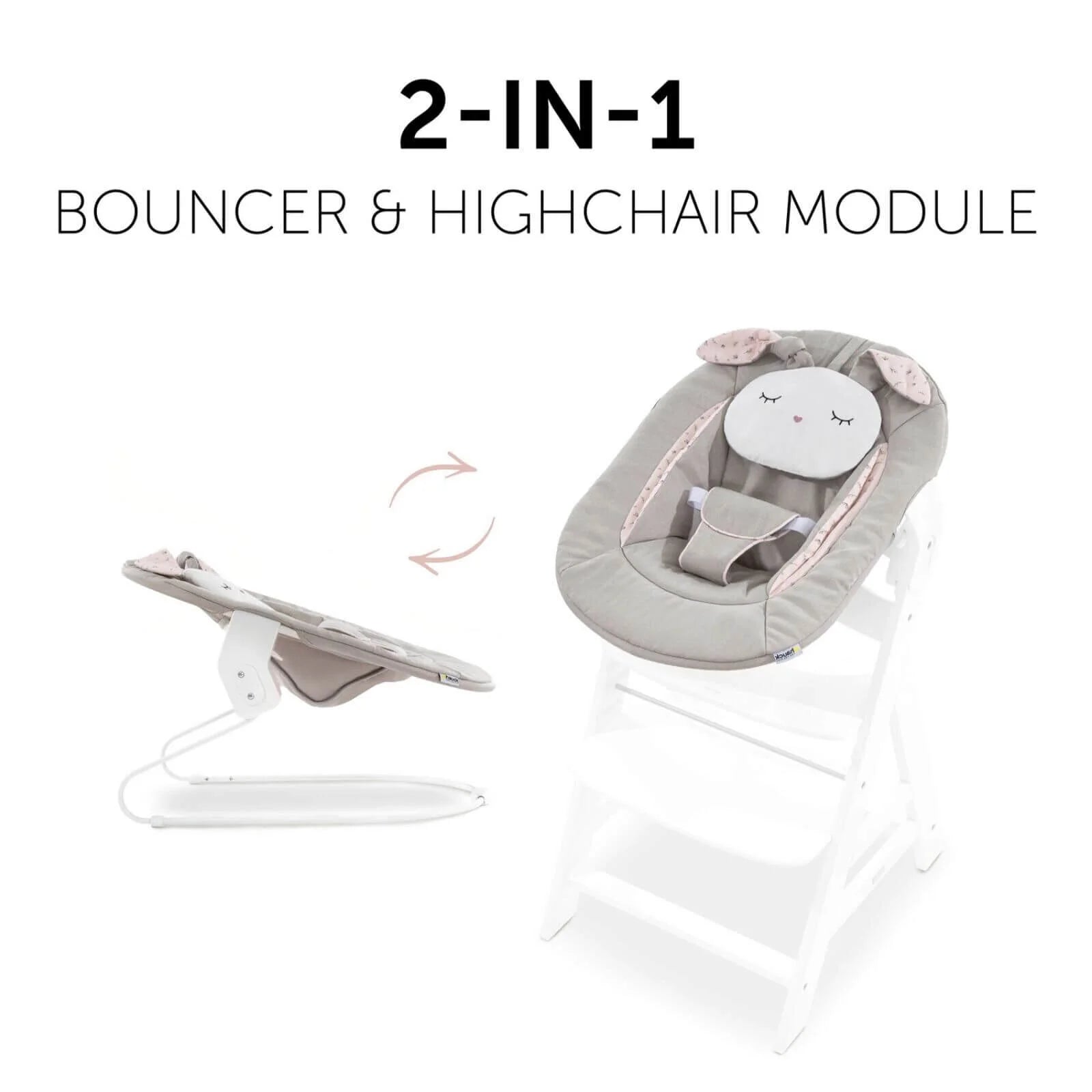 Hauck Alpha Bouncer 2 - in - 1 - Beige Bloom - ebebek - Black Friday