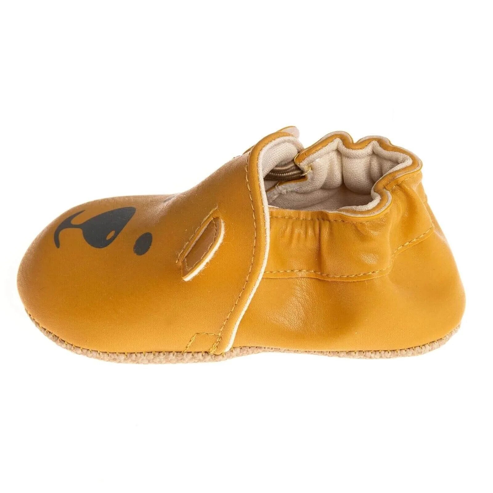 Papulin Unisex Bear Patterned Booties - Ginger - ebebek - Black Friday