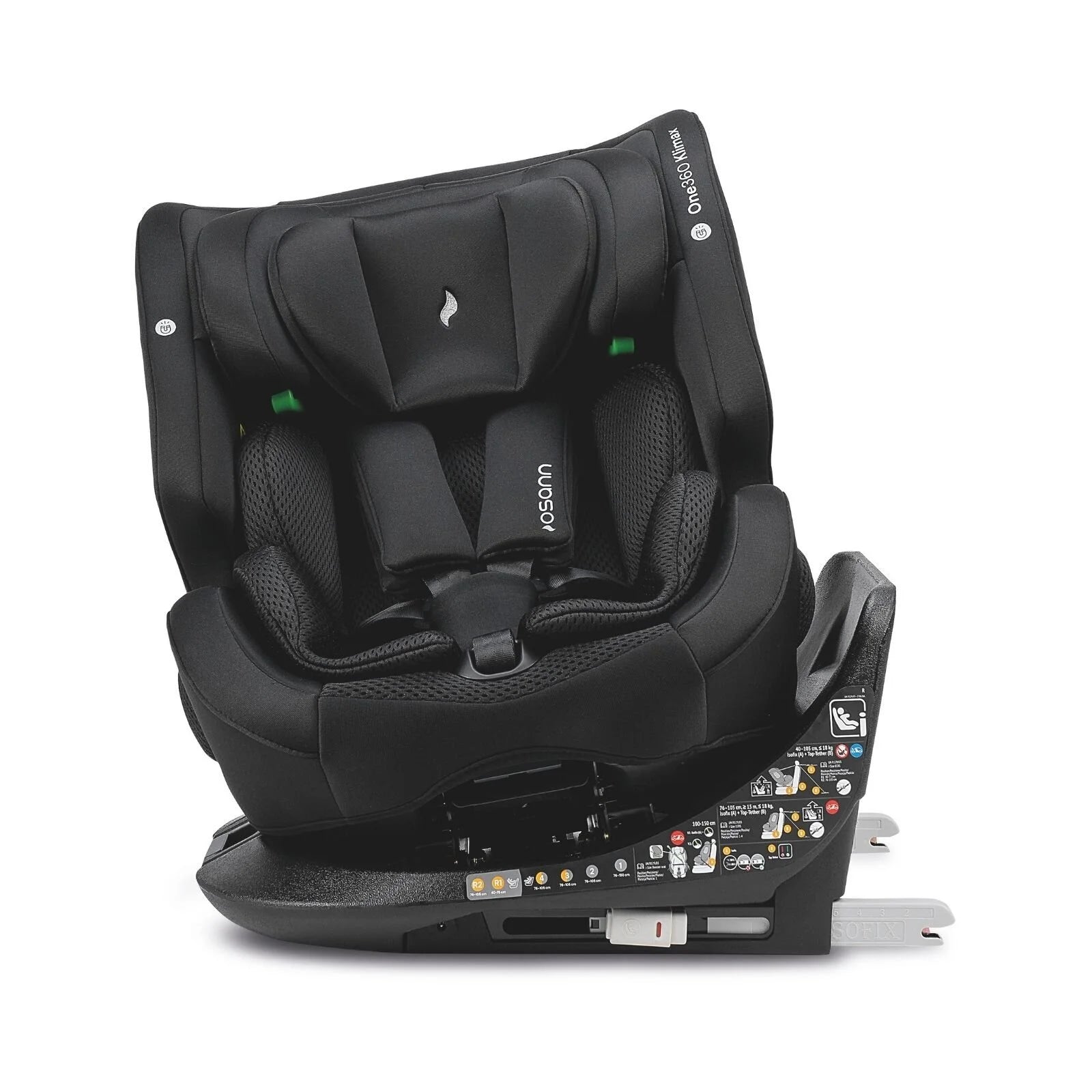 Osann One360 0+/1/2/3 Climax ECE R129/03 Car Seat - Black - ebebek - Black Friday