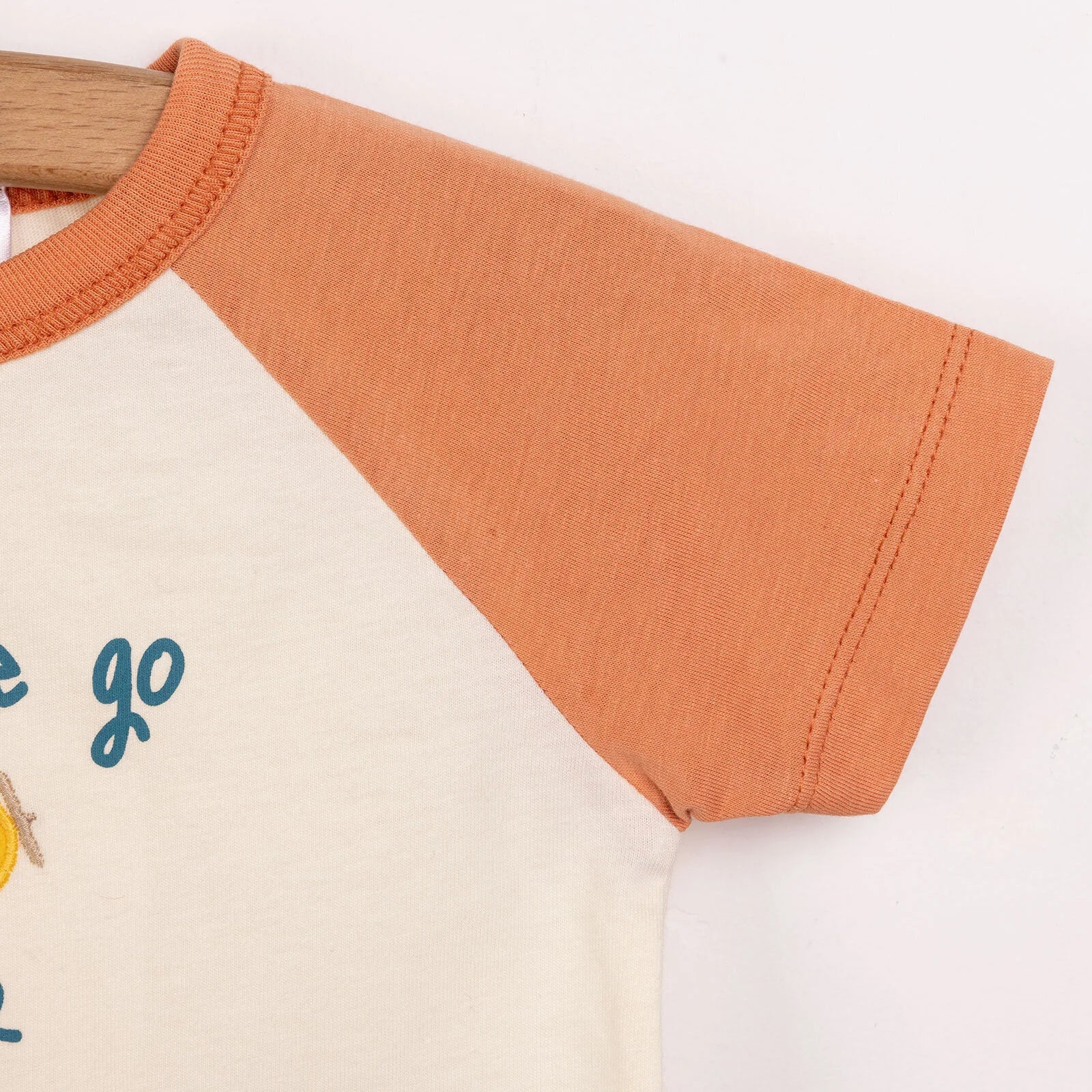Bebetto Newborn Sürprise Travel Tshirt - Short - Orange - ebebek - Black Friday