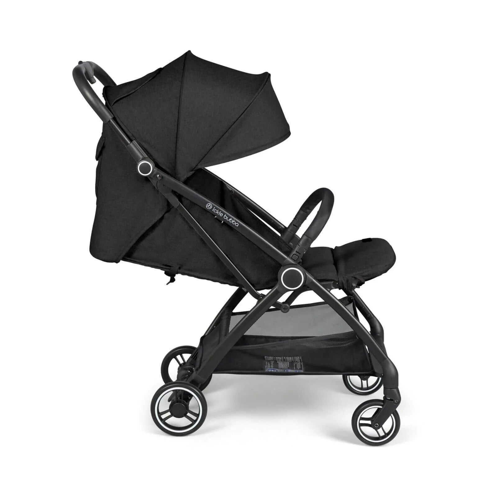 Ickle Bubba Aries Autofold Stroller - Black - Ickle Bubba - ebebek