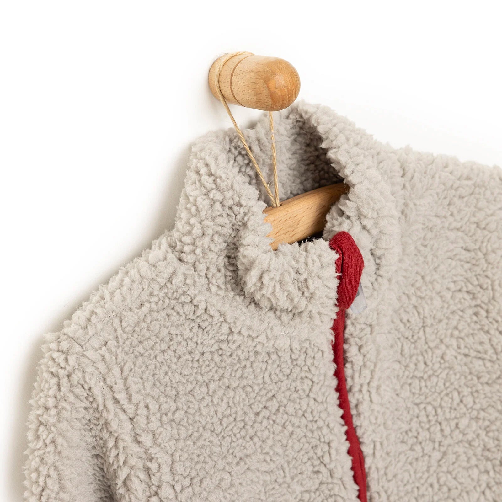 Luess Fleece Cardigan - Light Grey - ebebek - Black Friday