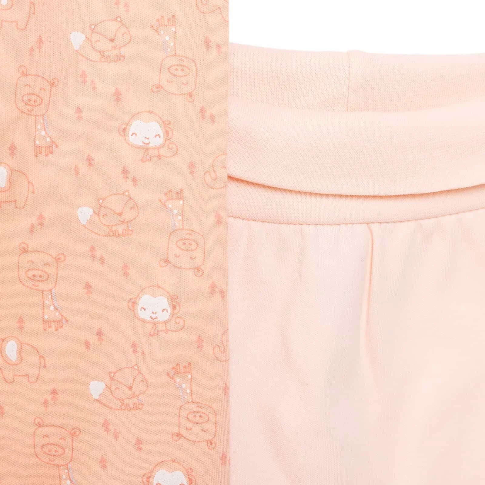 HelloBaby Girl 2 Piece Footed Bottom - Salmon - ebebek - Black Friday