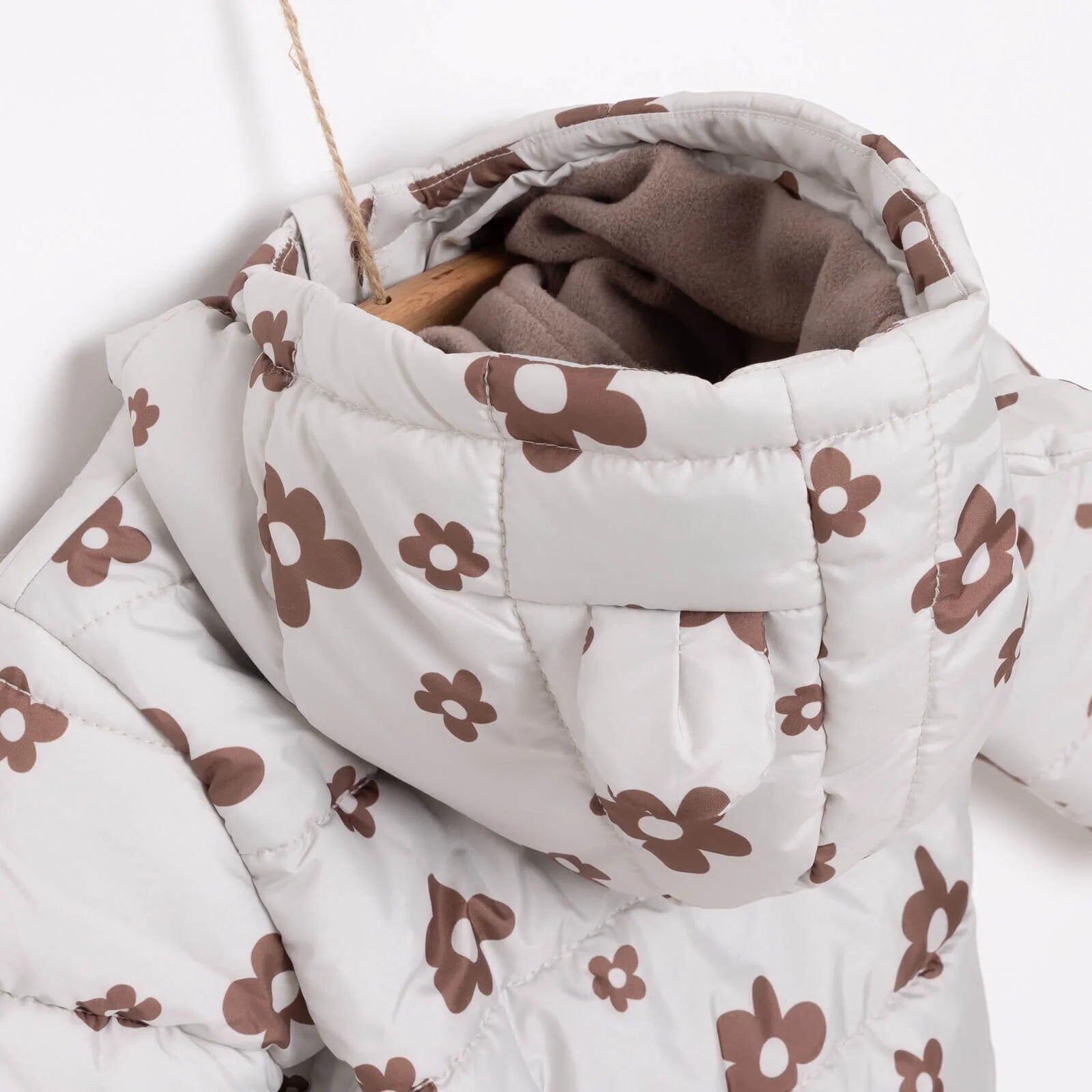 HelloBaby Eared Hoodie Coat - Mink - ebebek - Black Friday