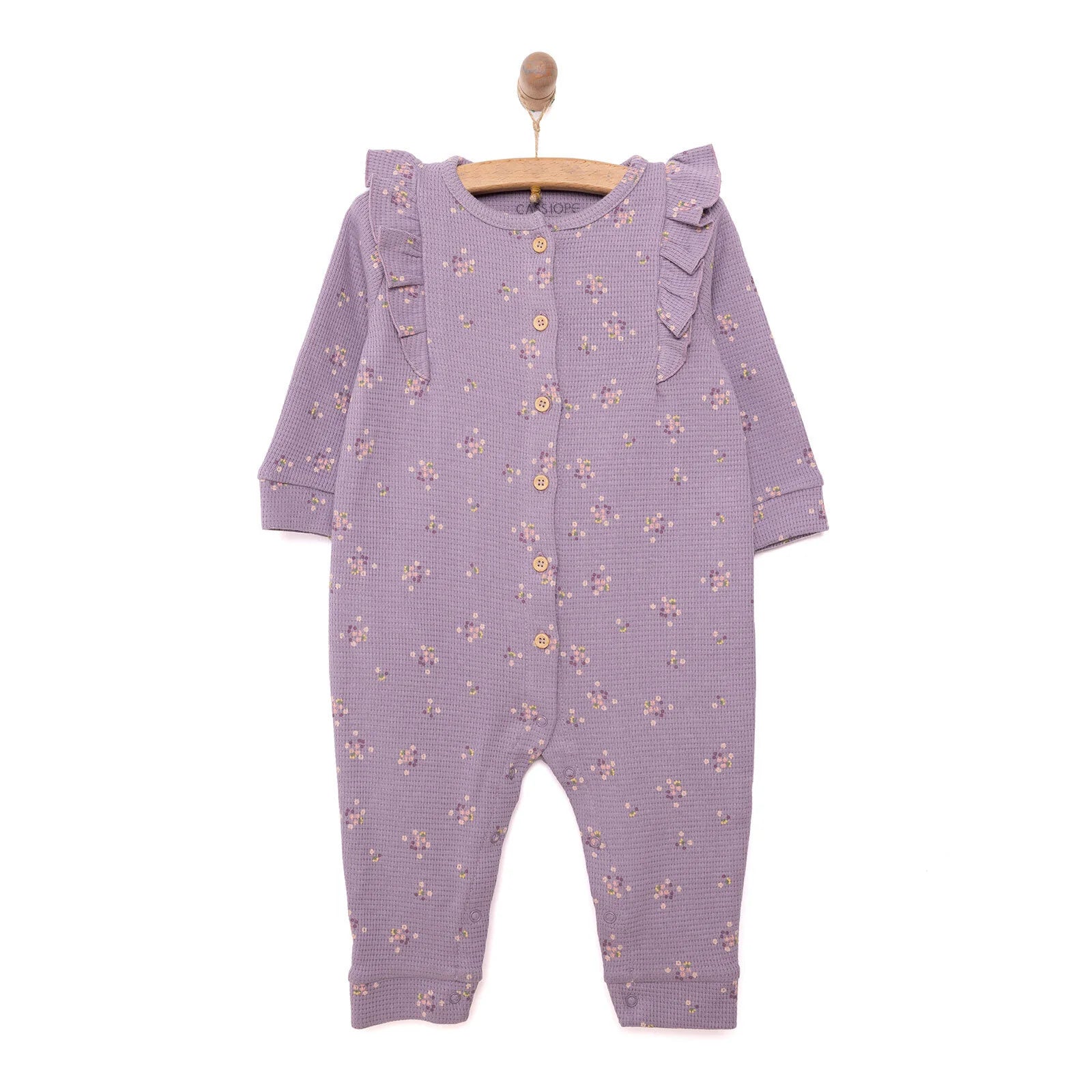 Cassiope Newborn Mini Flowers Jumpsuit - Purple - ebebek - Black Friday