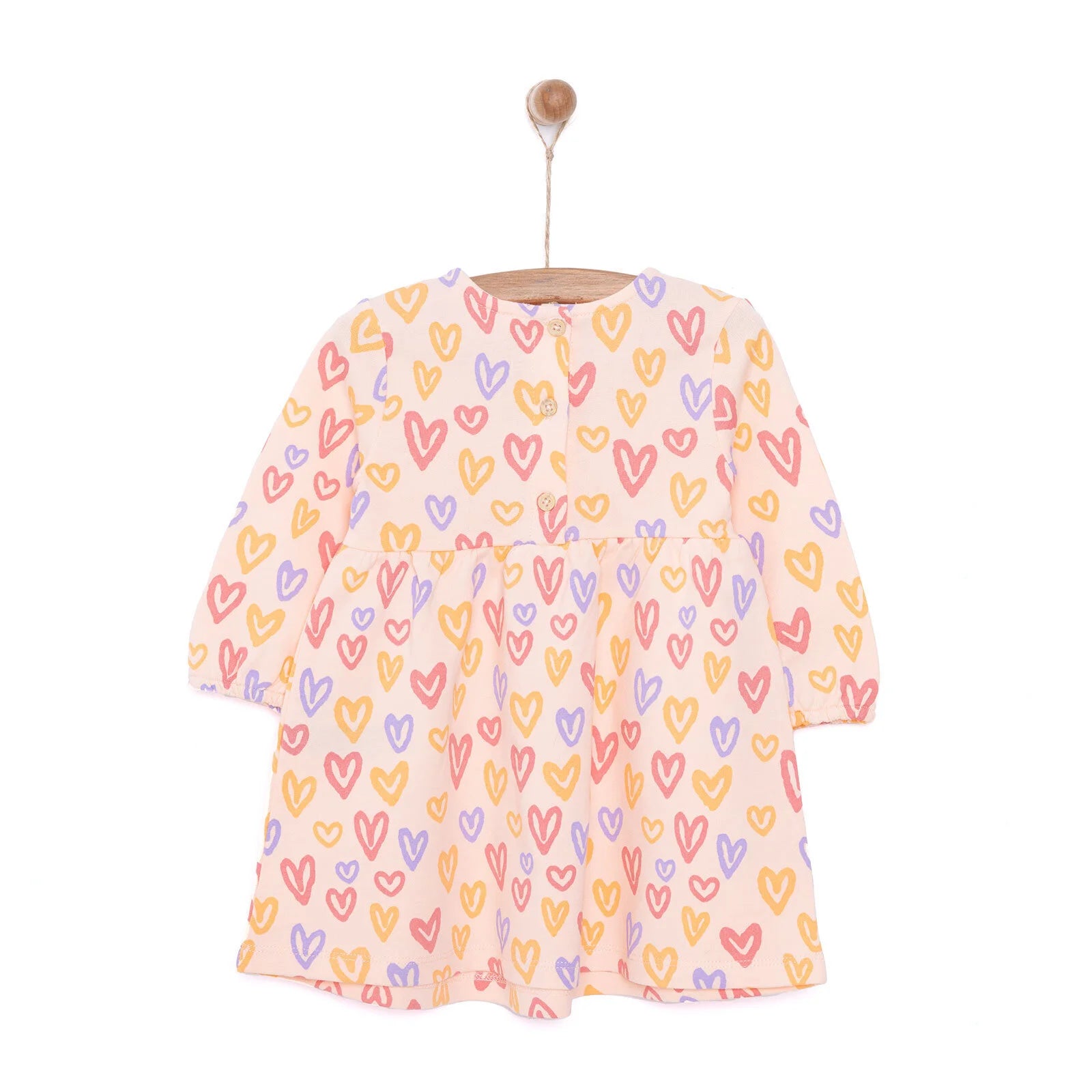 HelloBaby Basic Baby Girl Dress - Salmon - ebebek - Black Friday