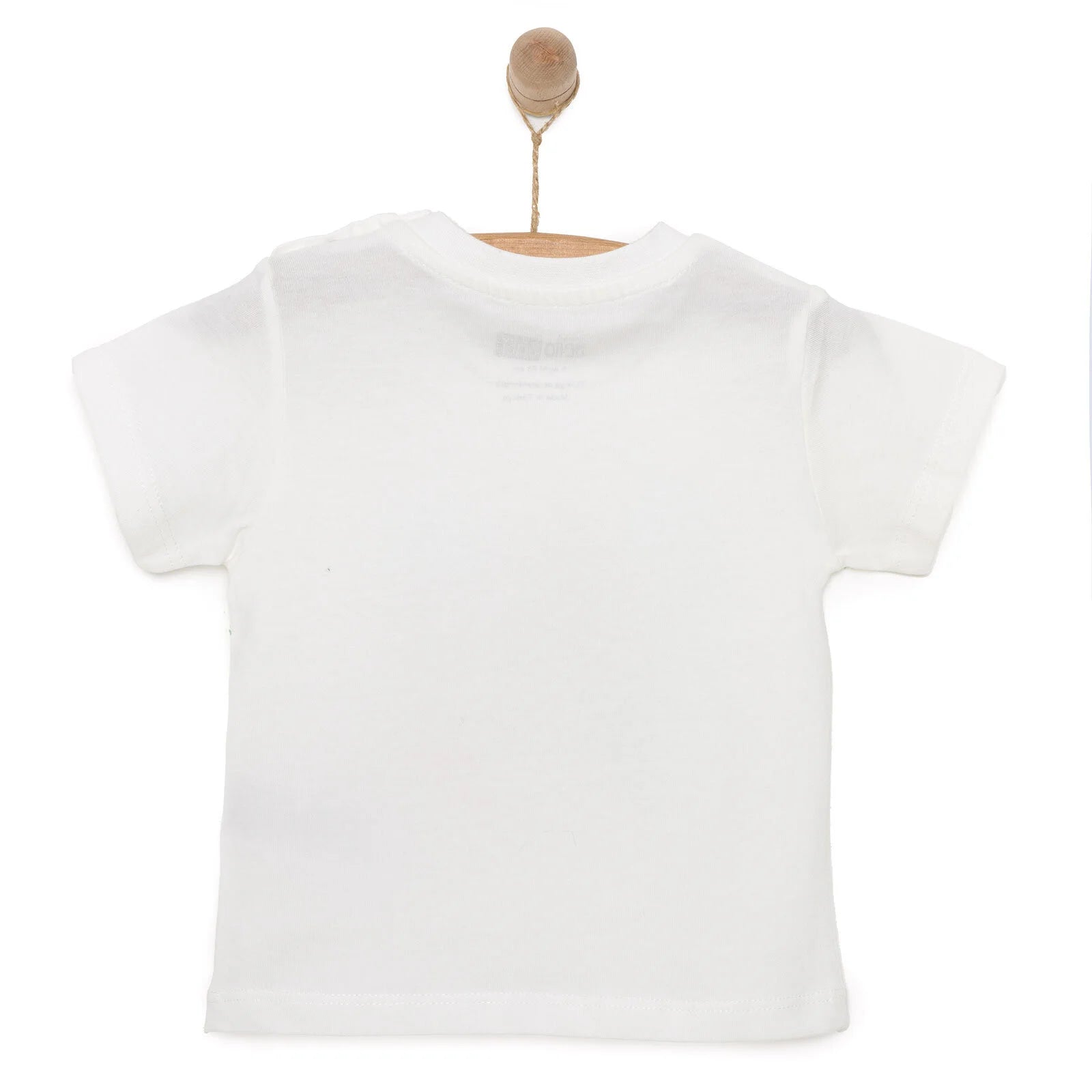HelloBaby Baby Boy Basic Tshirt - Ecru - ebebek - Black Friday