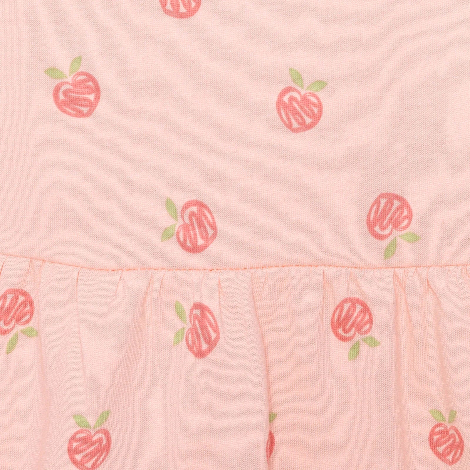 HelloBaby Basic Girl Peach Patterbed PriNnted Dress - Light Pink - ebebek - Black Friday