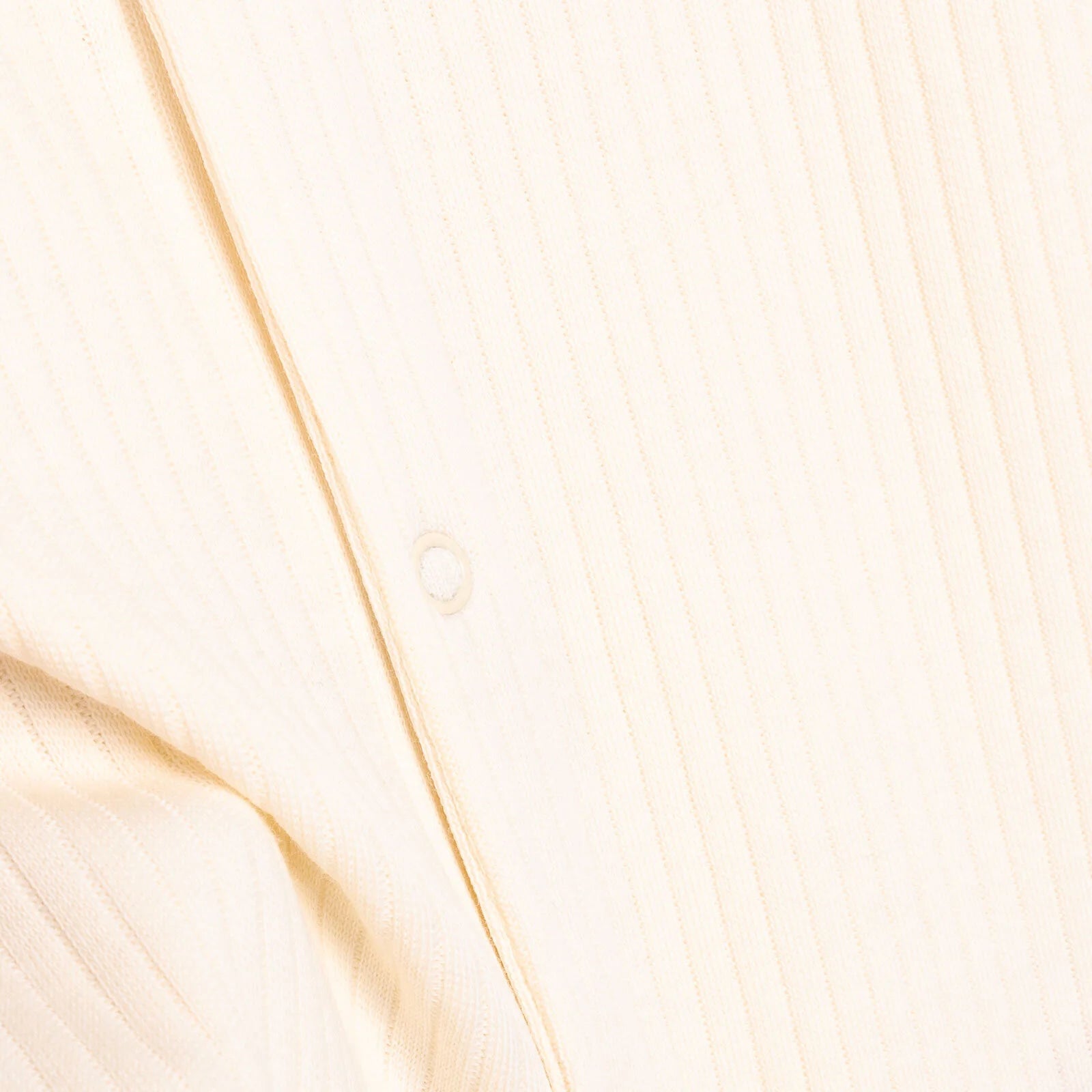 Bebetto Newborn Organic Little Lamp Footed Jumpsuit - Ecru - ebebek - Black Friday