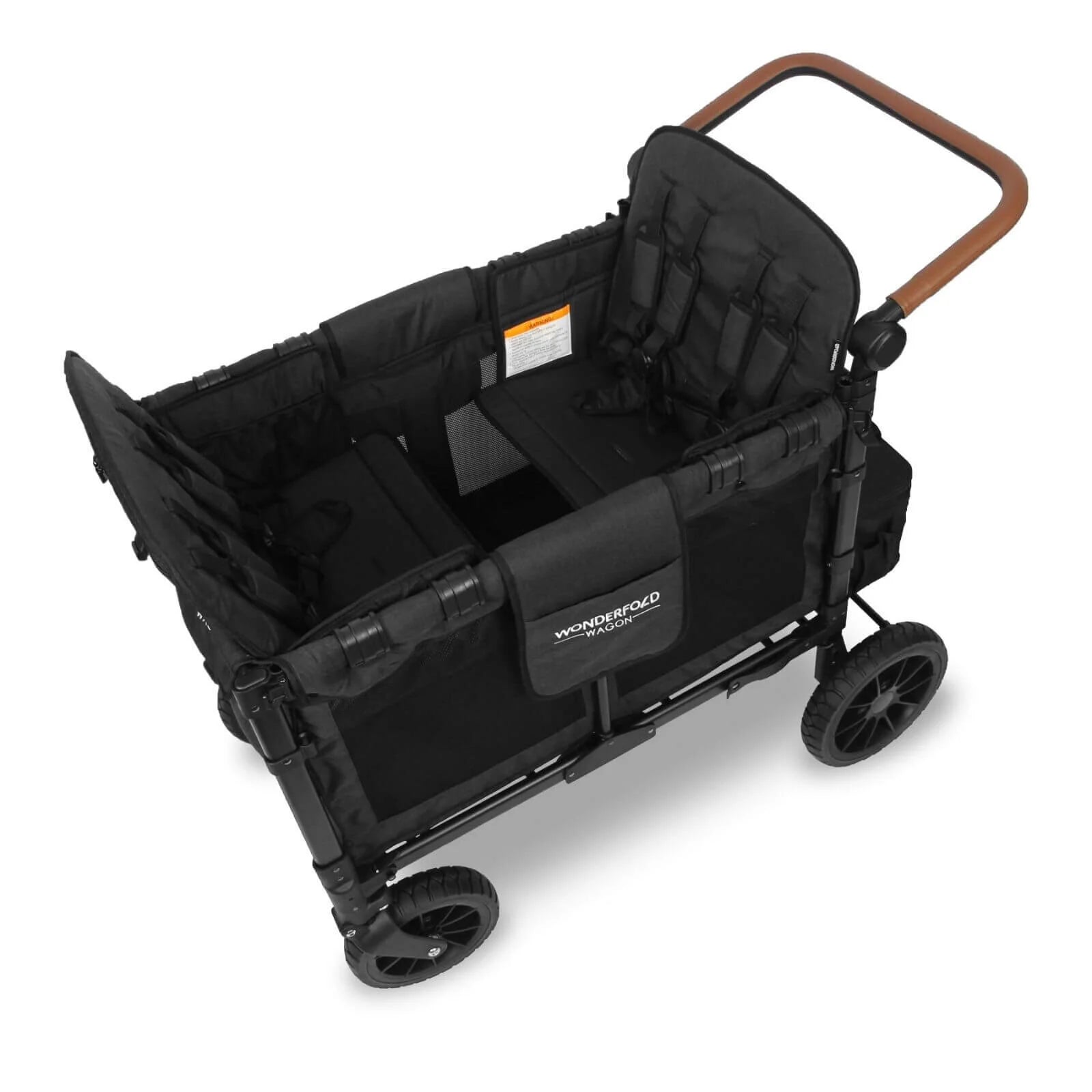 W4 Luxe Quad Stroller Wagon - Volcanic Black - ebebek - Black Friday