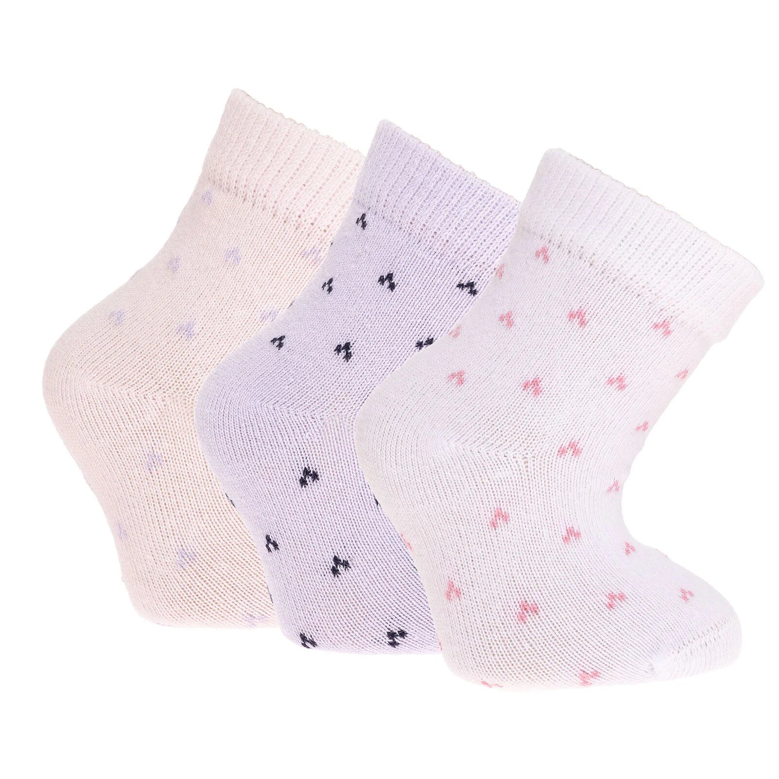 HelloBaby Baby Girl Pack of 3 Socks - Purple - ebebek - Black Friday