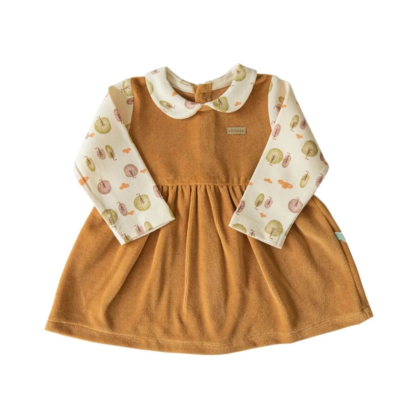 Kitikate Organic Wilma Dress - Mustard - ebebek - Black Friday