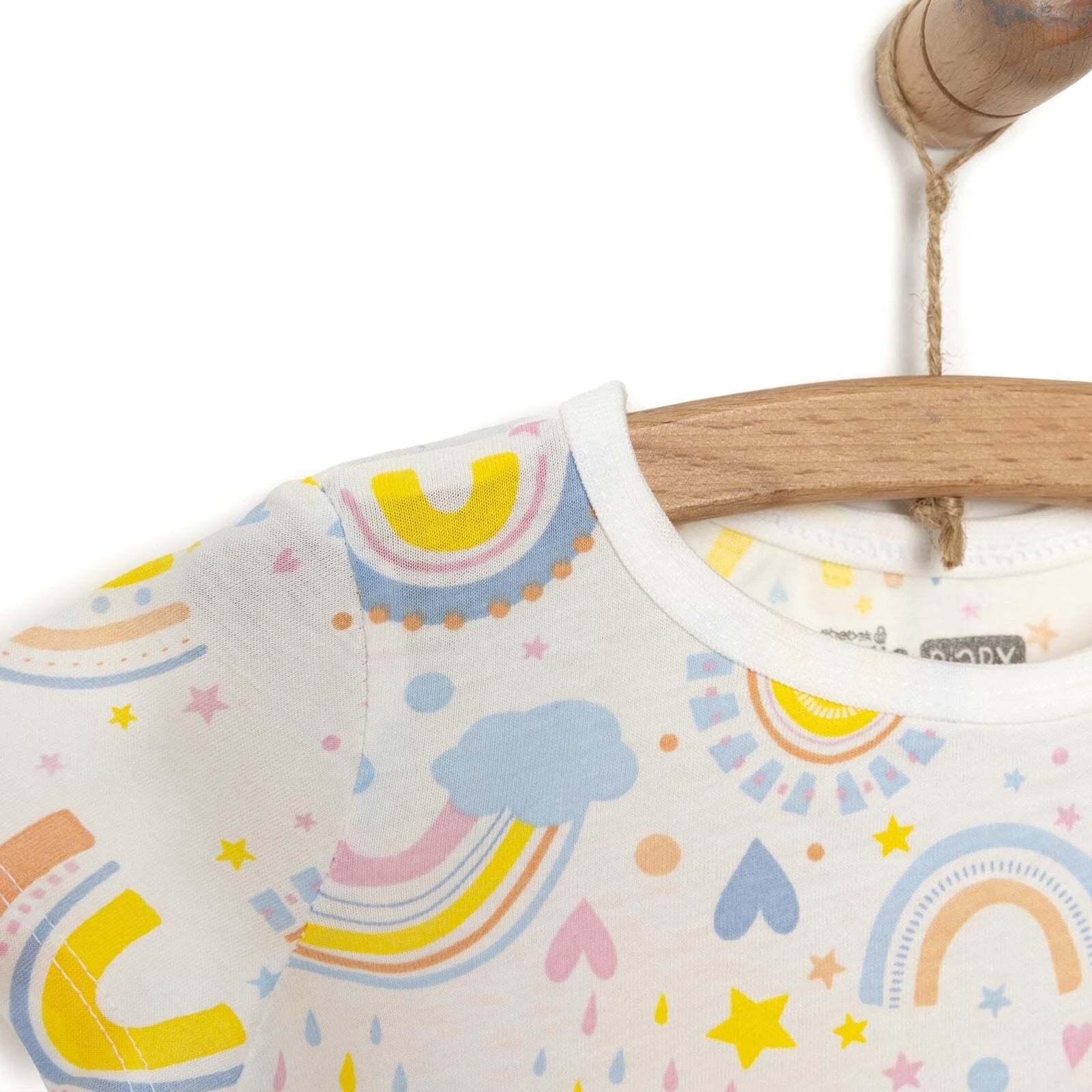 HelloBaby Baby Girl Short Sleeve Pyjamas Set - White - ebebek - Black Friday