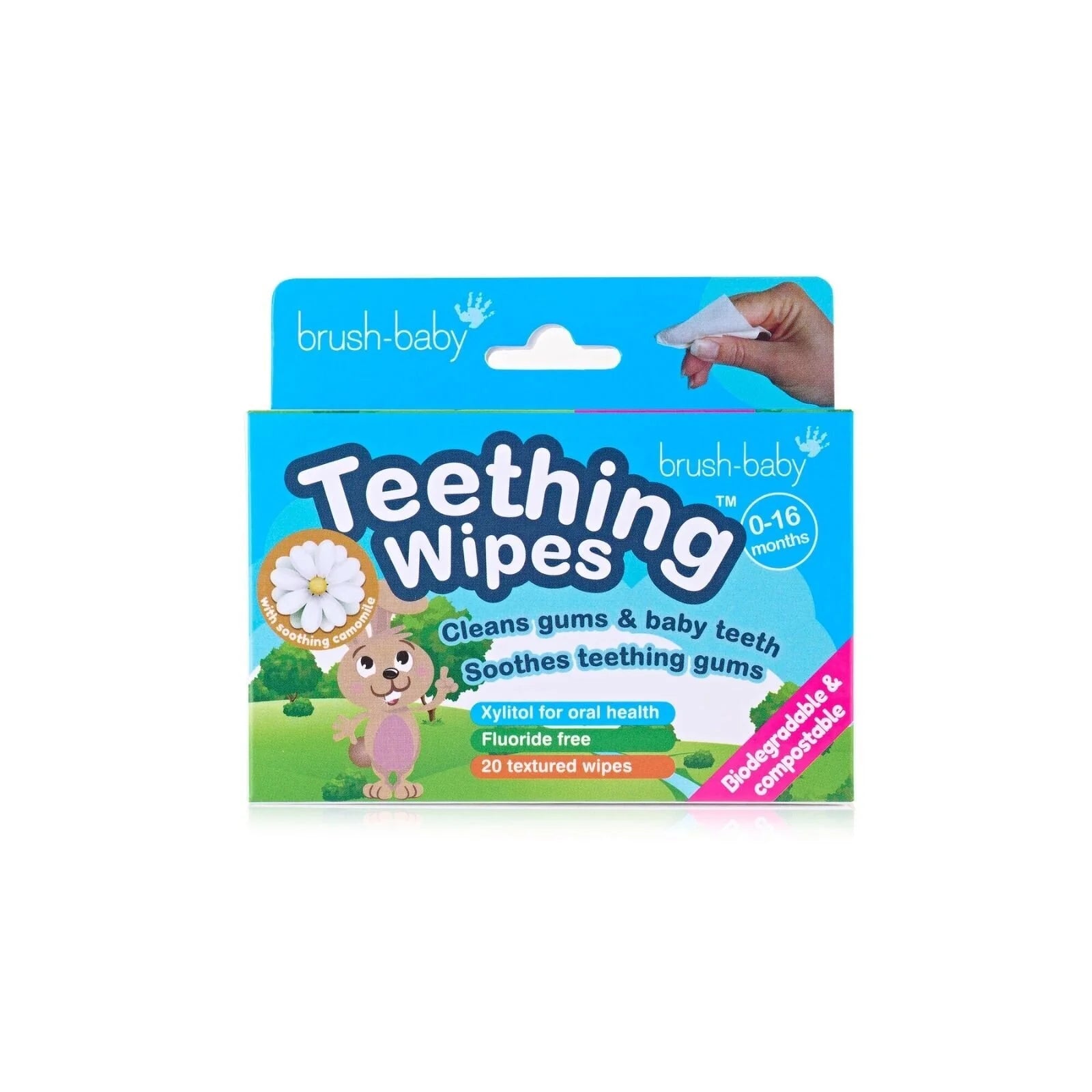 brush - baby Biodegradable Teething Wipes From Birth - ebebek - Black Friday