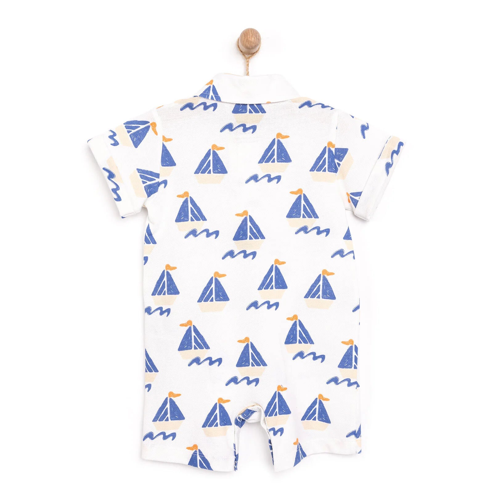 HelloBaby Boy Overall Short - Ecru - ebebek - Black Friday