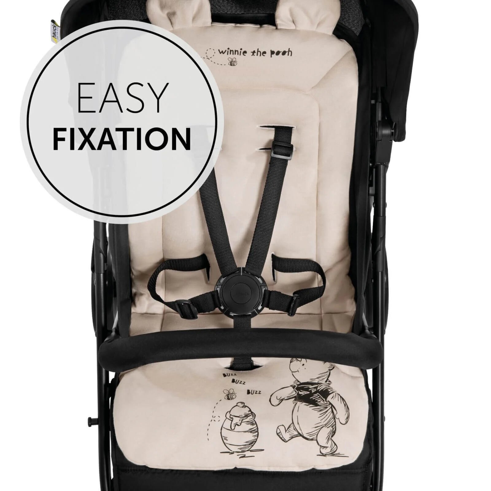 Hauck Disney Pushchair Seat Liner - Winnie the Pooh Beige - ebebek - Black Friday