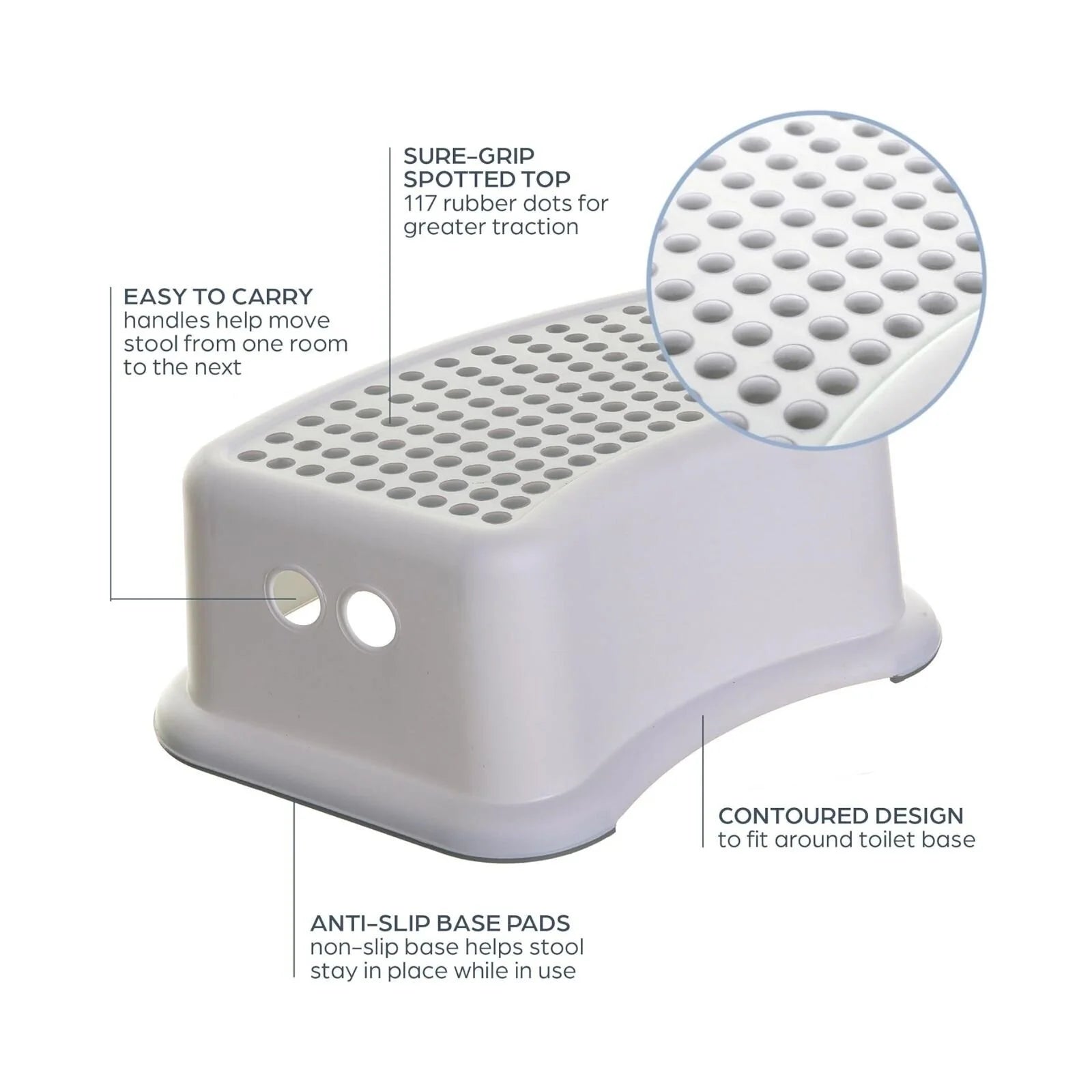 Dreambaby Step Stool - Grey - ebebek - Black Friday
