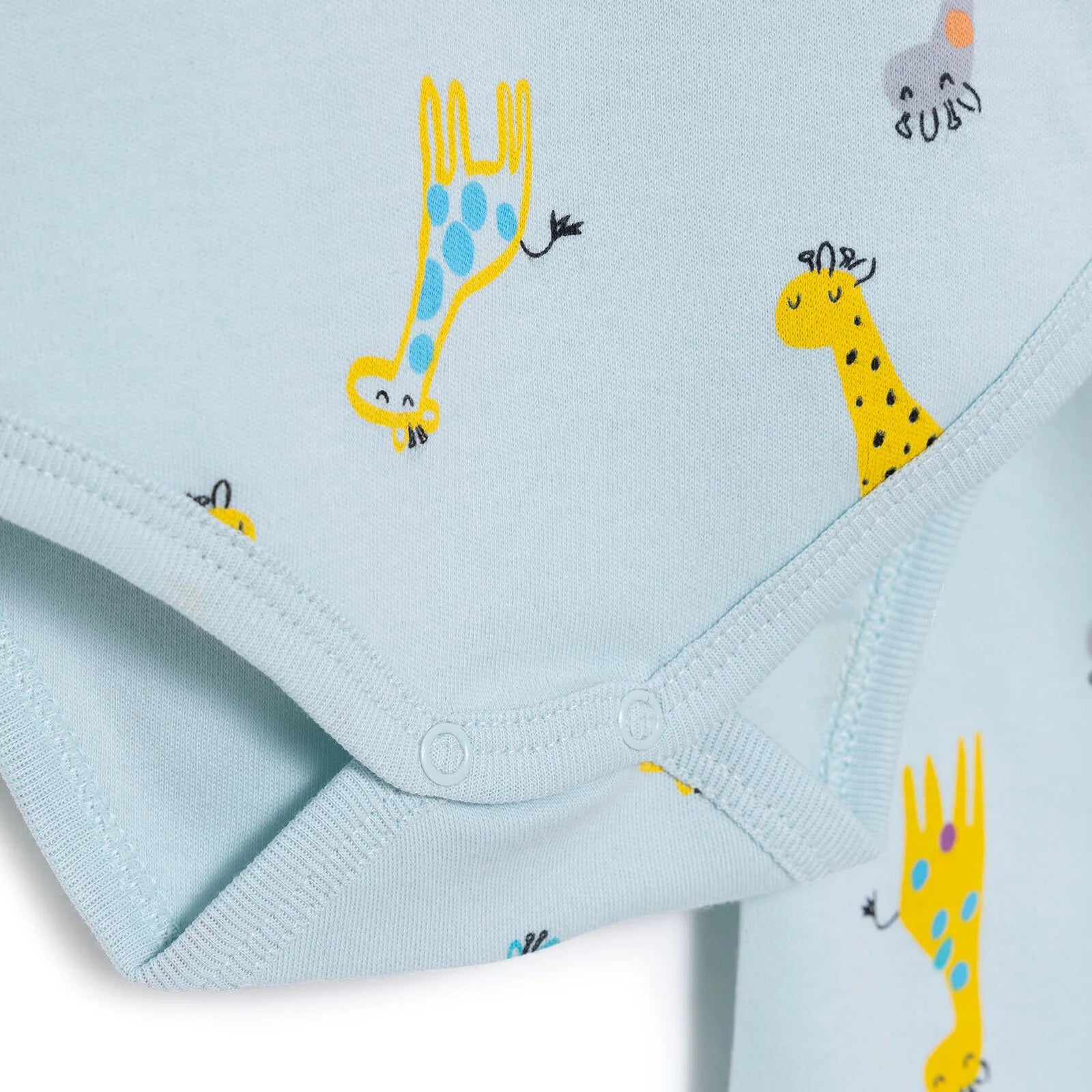 HelloBaby Unisex Body - Footless Bottom - Light Blue - ebebek - Black Friday