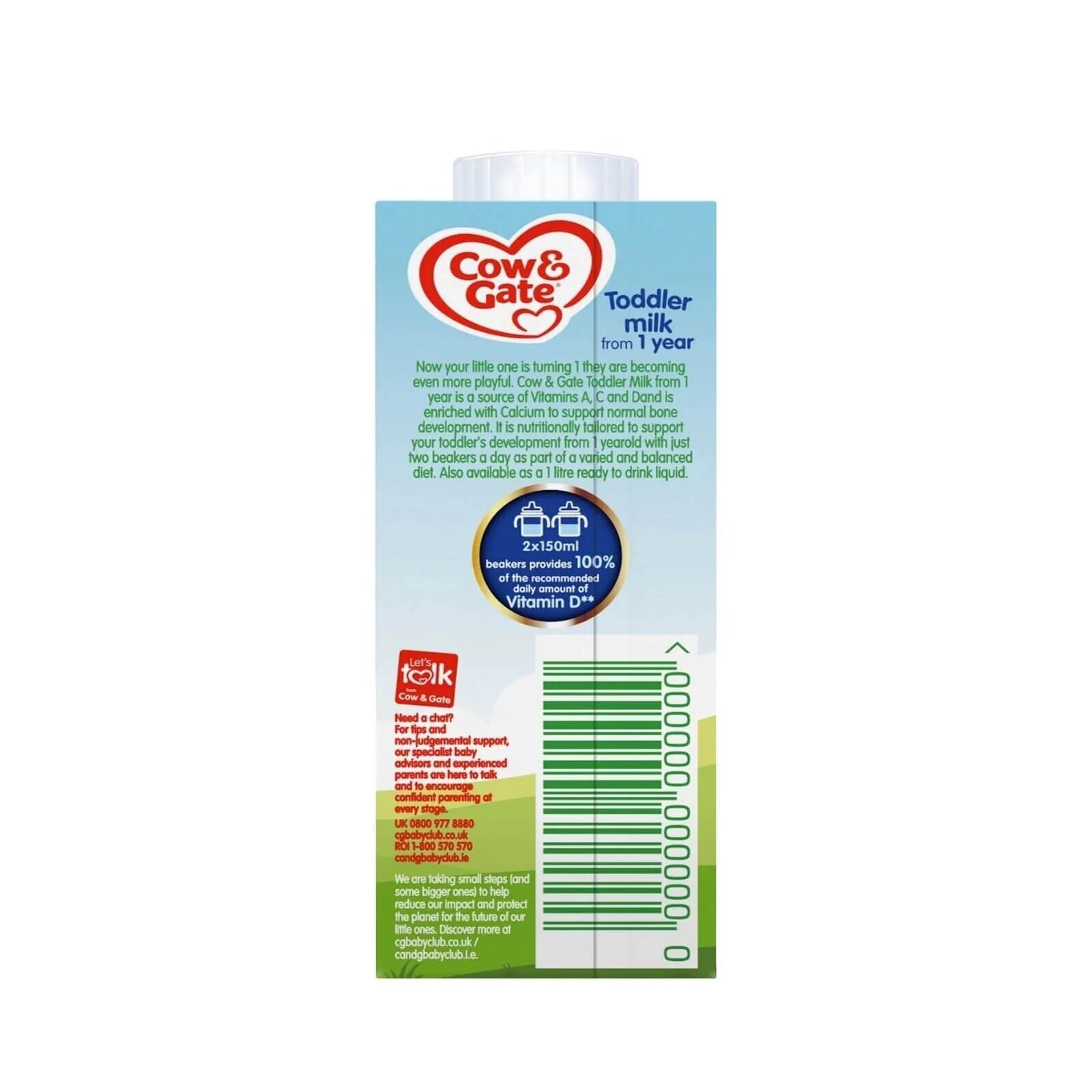 Cow & Gate 3 Growing Up Ready to Drink Liquid Milk 1+ year 200ml - ebebek - Black Friday