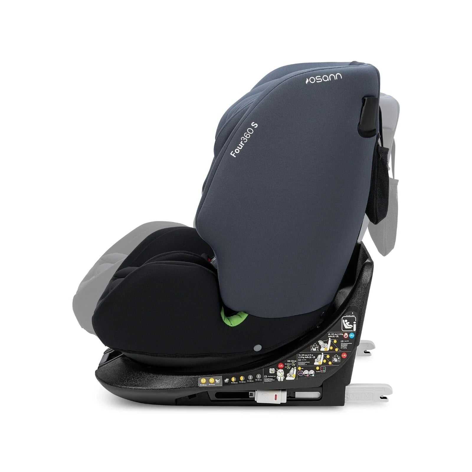 Osann Four360 0+/1/2/3 S ISOFIX Car Seat - Black Grey - ebebek - Black Friday