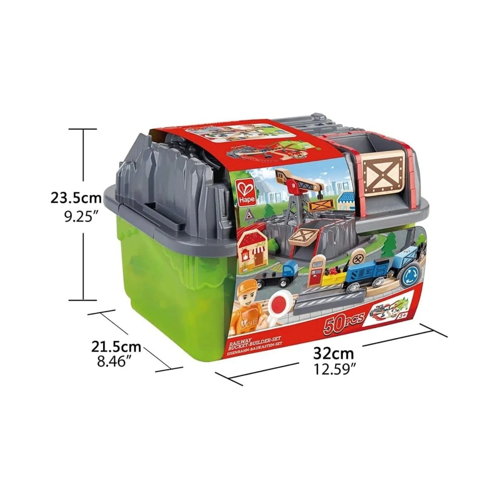 Hape Railway Bucket Builder Set - ebebek - Black Friday