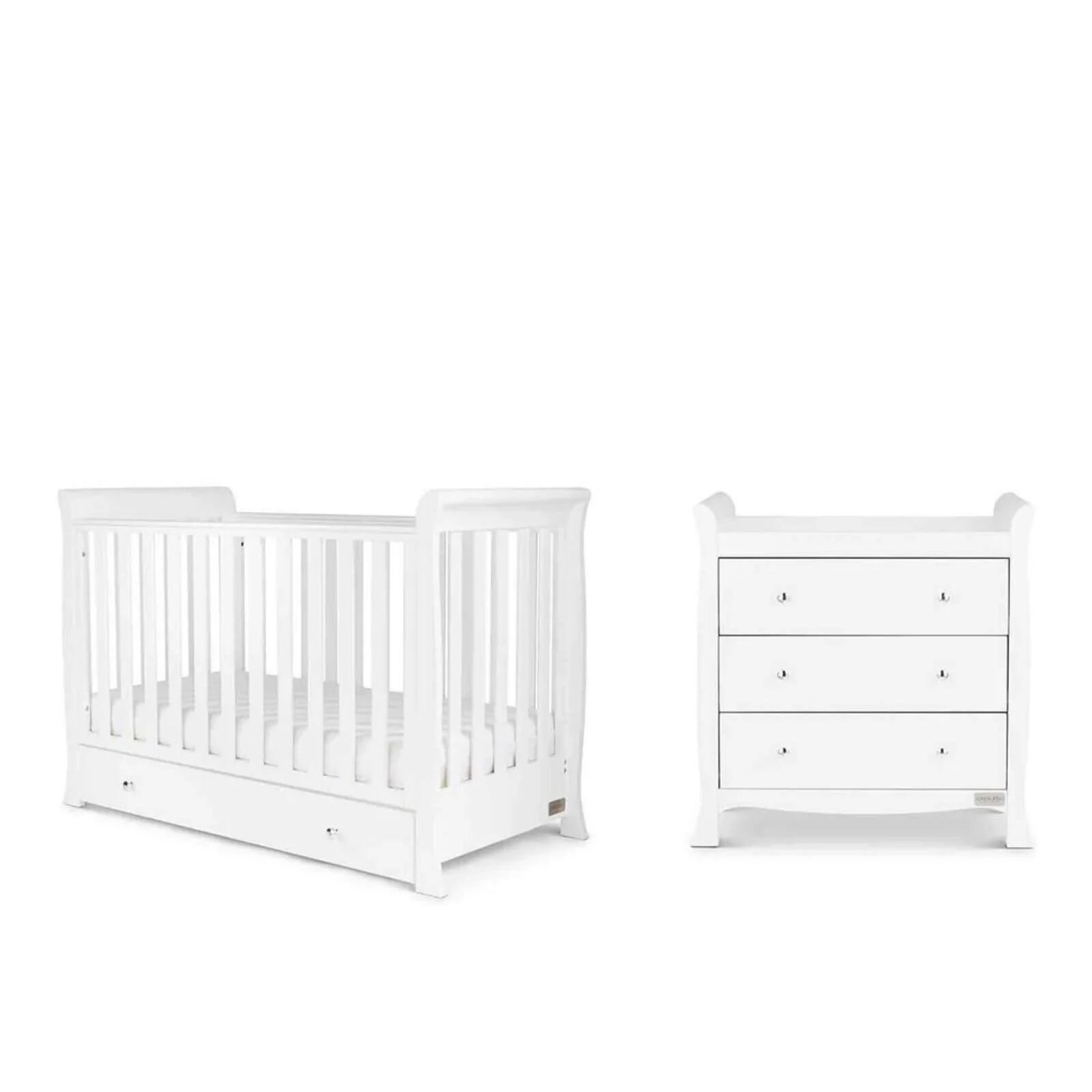 Ickle Bubba Snowdon 4 - in - 1 Mini Furniture Set Premium Sprung Mattress 2 pcs - White - ebebek - Black Friday