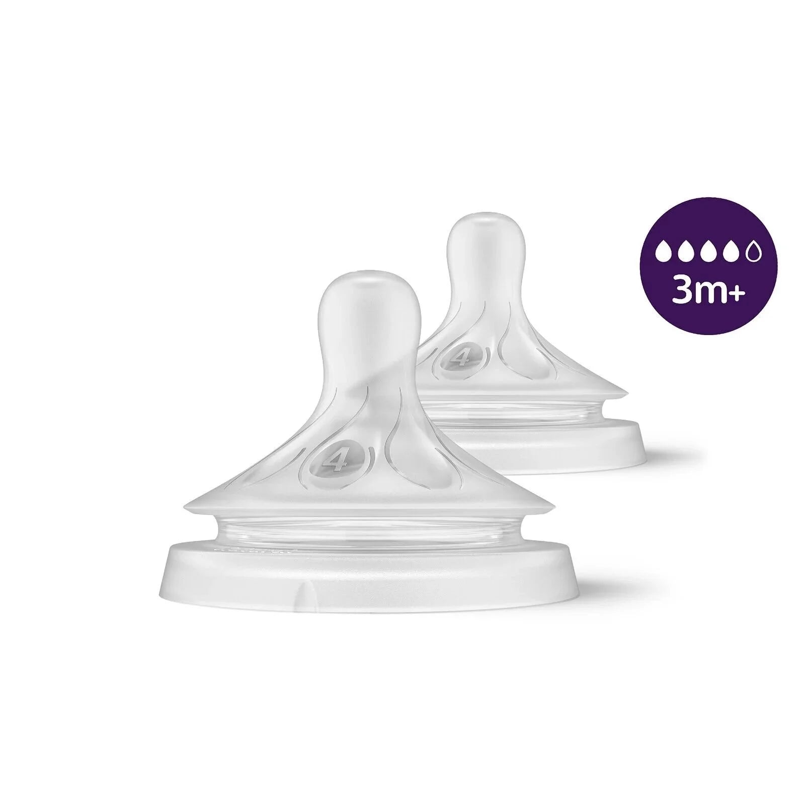 Philips Avent Natural Response Teats Stage 4 (3+ months) Pack of 2 - ebebek - Black Friday