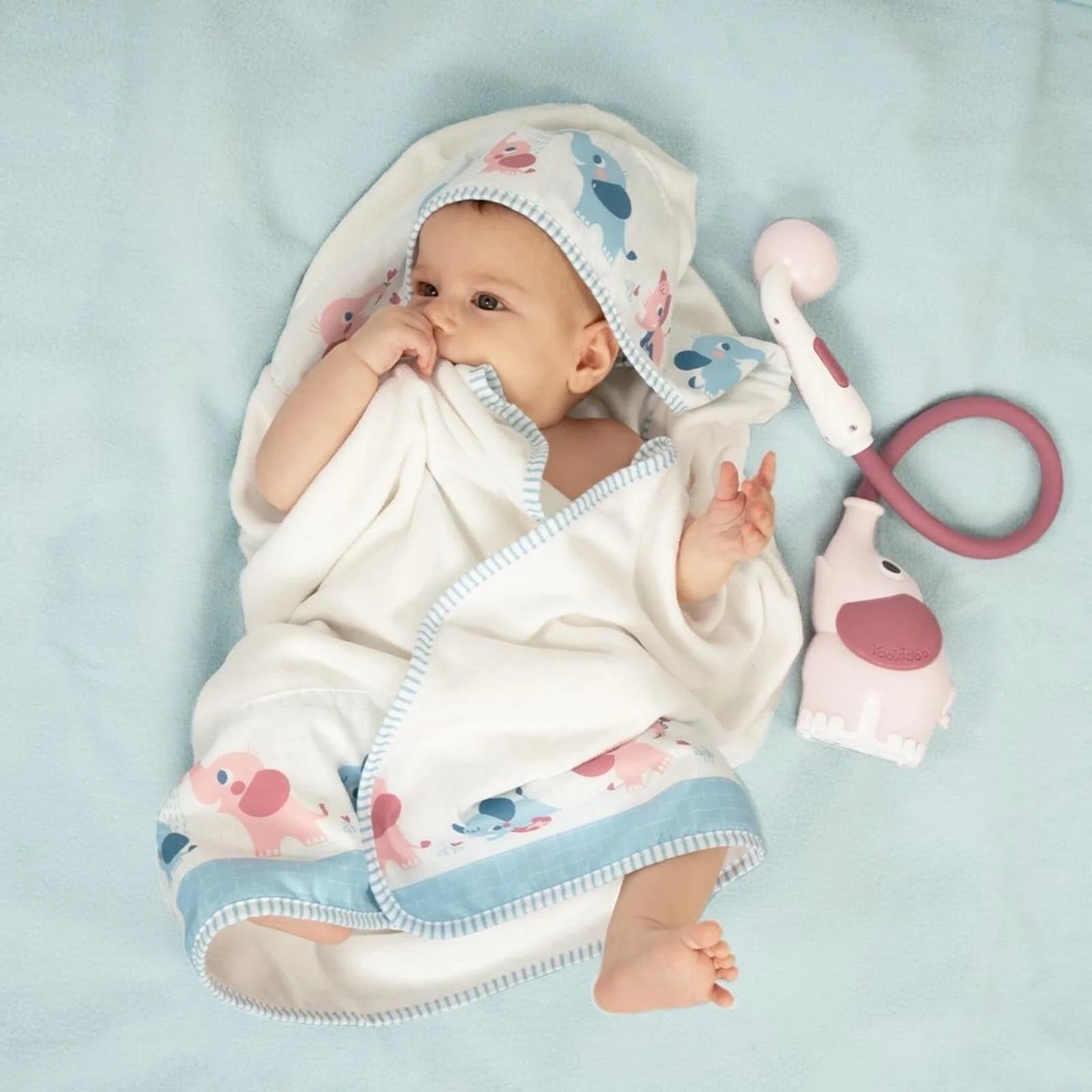 Yookidoo Baby Shower Gift Set Elephant - Blush Pink - ebebek - Black Friday