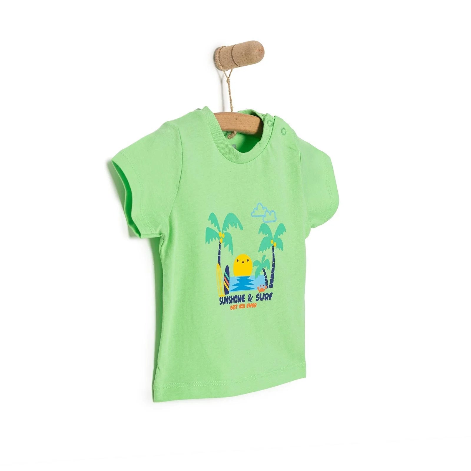 HelloBaby Basic Tshirt - Green - ebebek - Black Friday