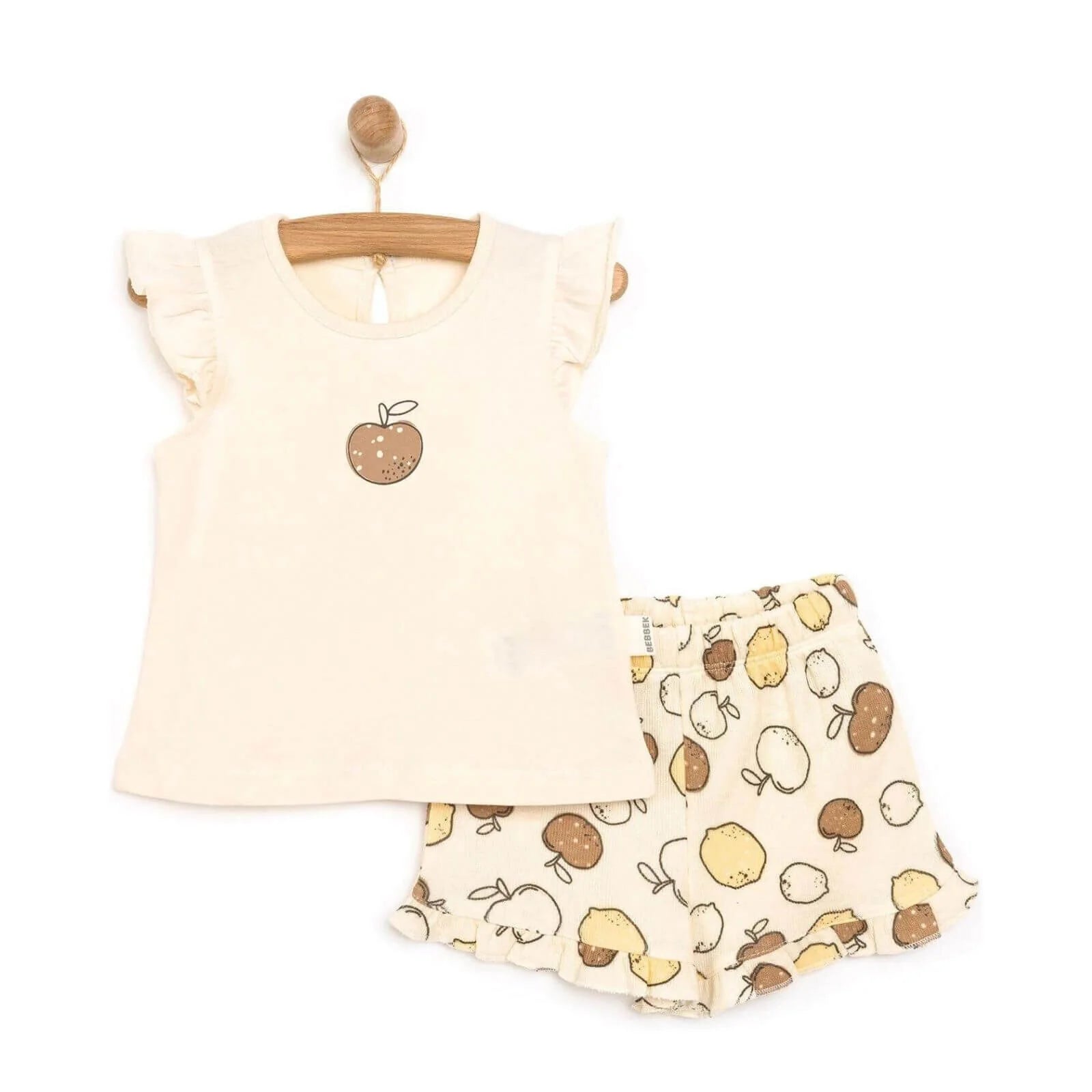 Bebbek Newborn Tshirt - Short - Ecru - ebebek - Black Friday