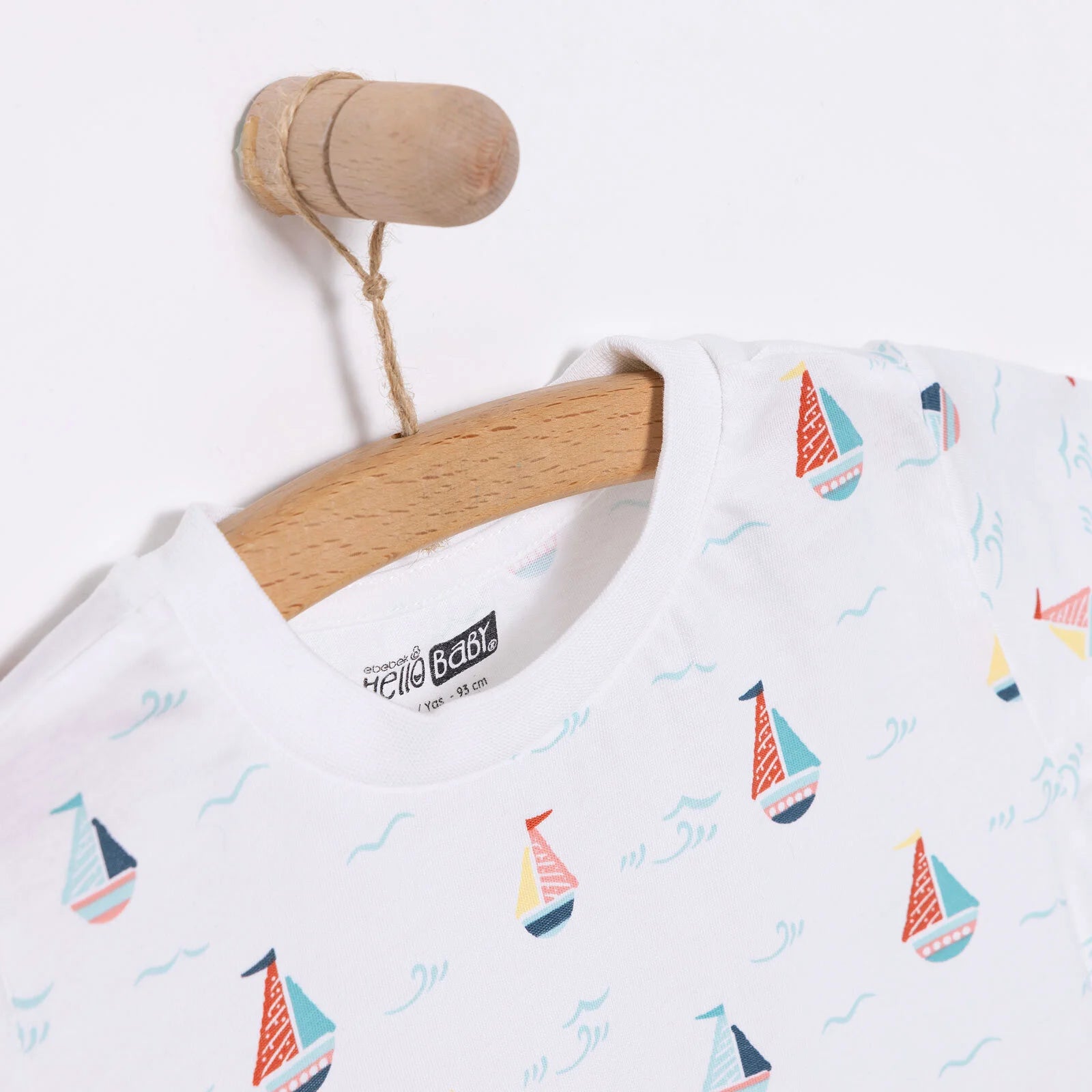 HelloBaby Tshirt - Ecru - ebebek - Black Friday