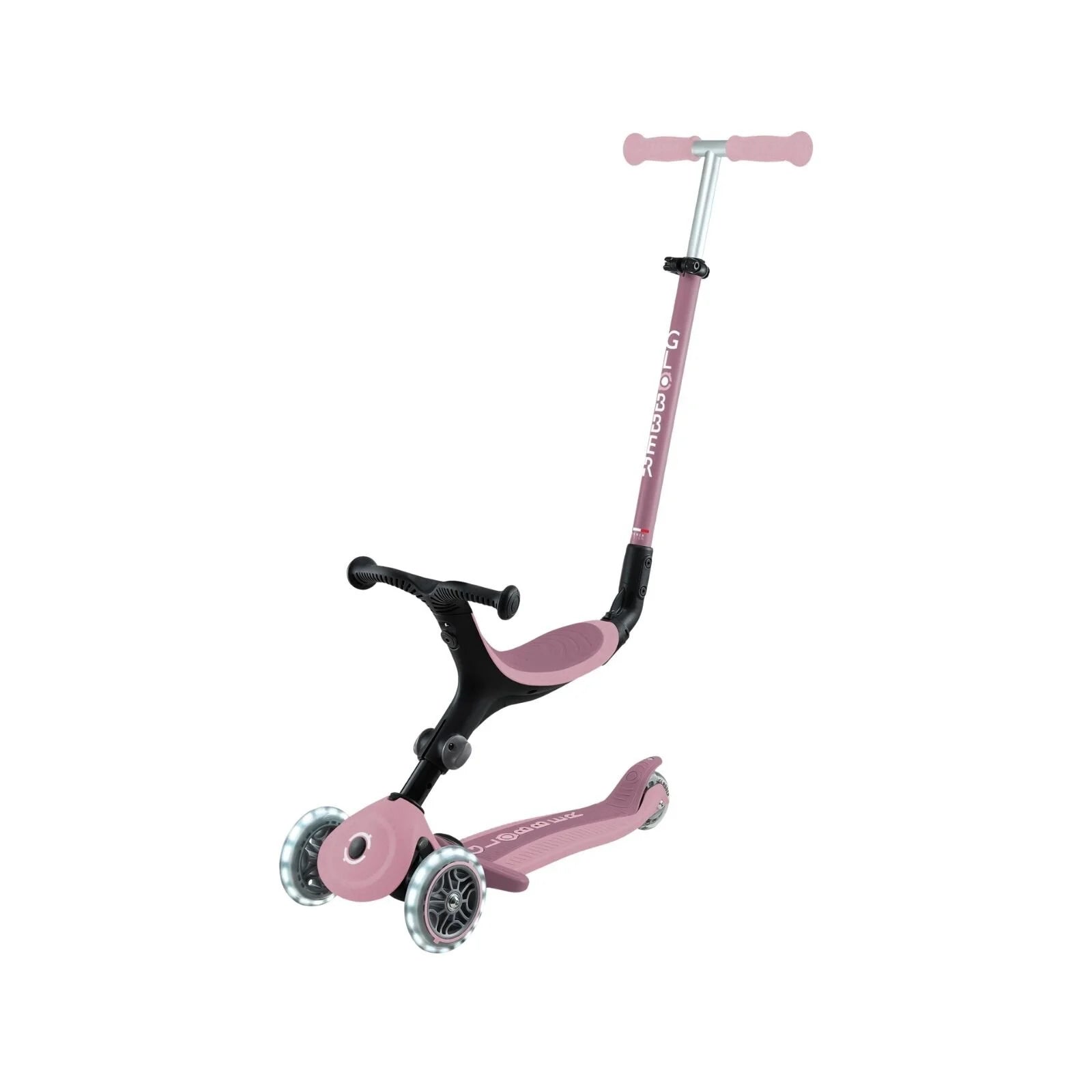 Globber Go Up Active Lights Eco Scooter - Berry - ebebek - Black Friday